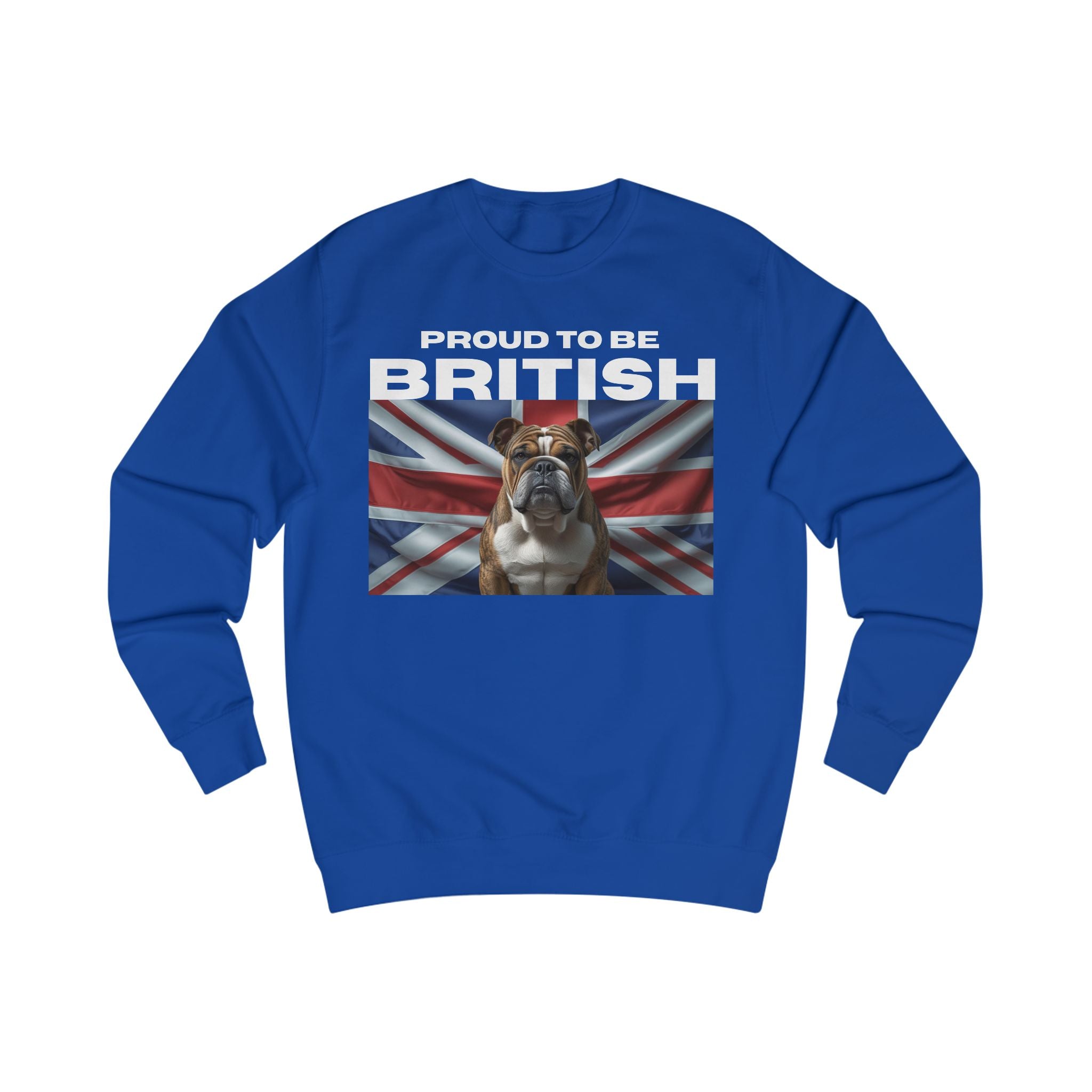 British Bulldog Sweatshirt, Cozy Unisex Sweatshirt, Dog Lover Gift, Casual Wear, Perfect for Pet Owners, Ideal for Everyday Style