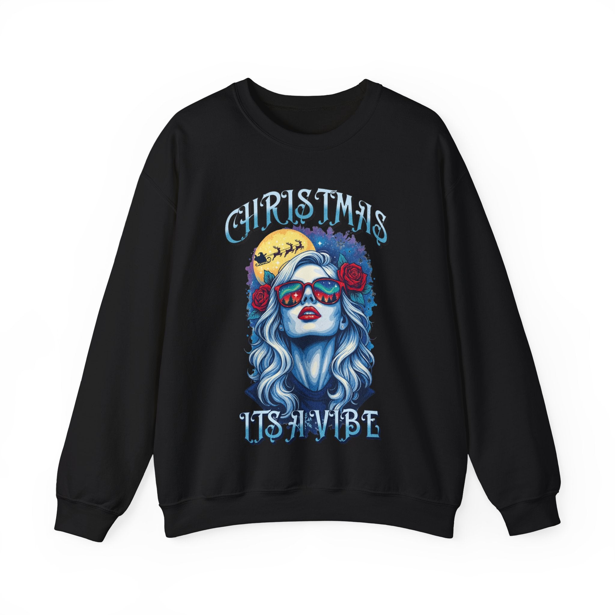 Christmas Sugar Skull Crewneck Sweatshirt