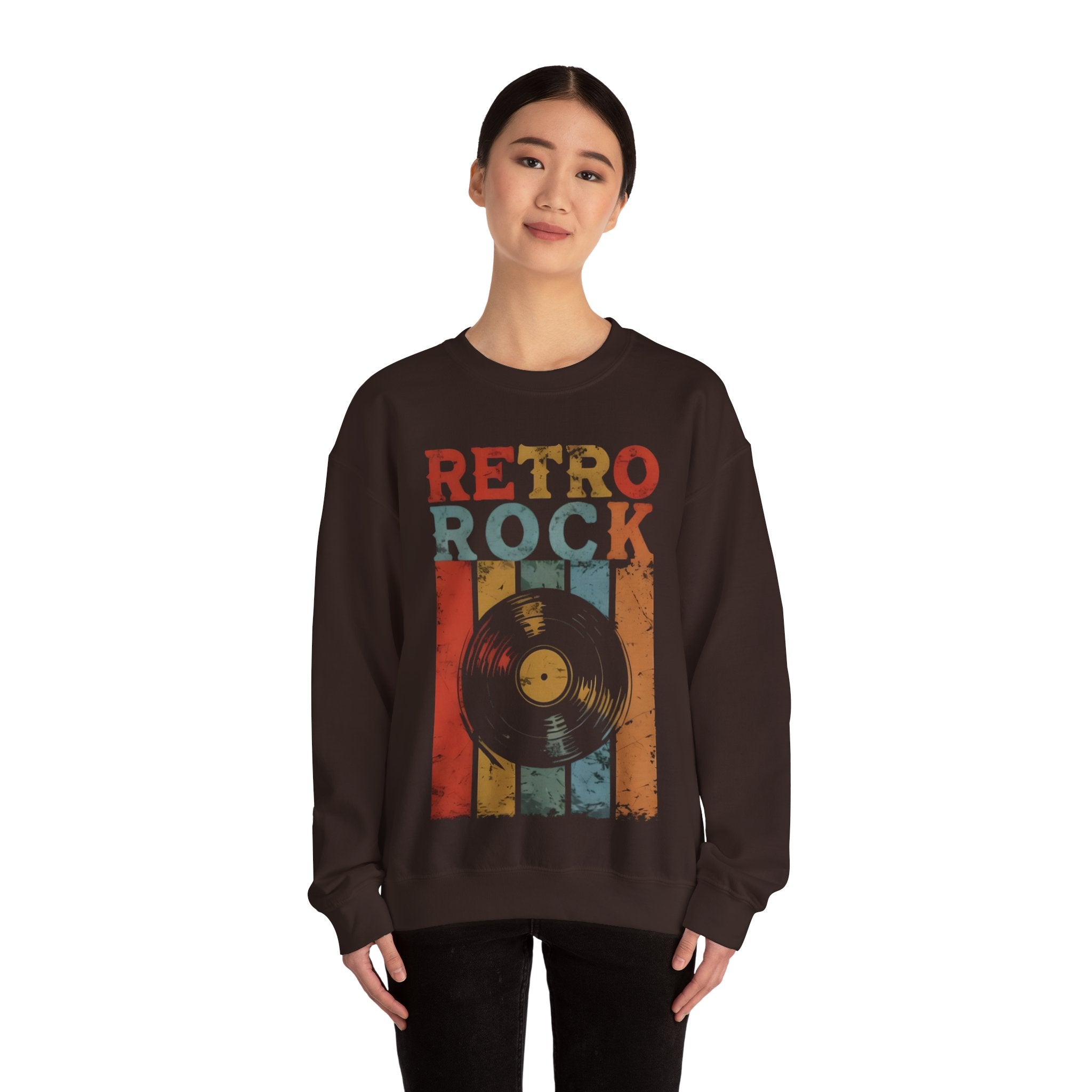 Retro Rock Unisex Crewneck Sweatshirt - Vintage Music Vibes