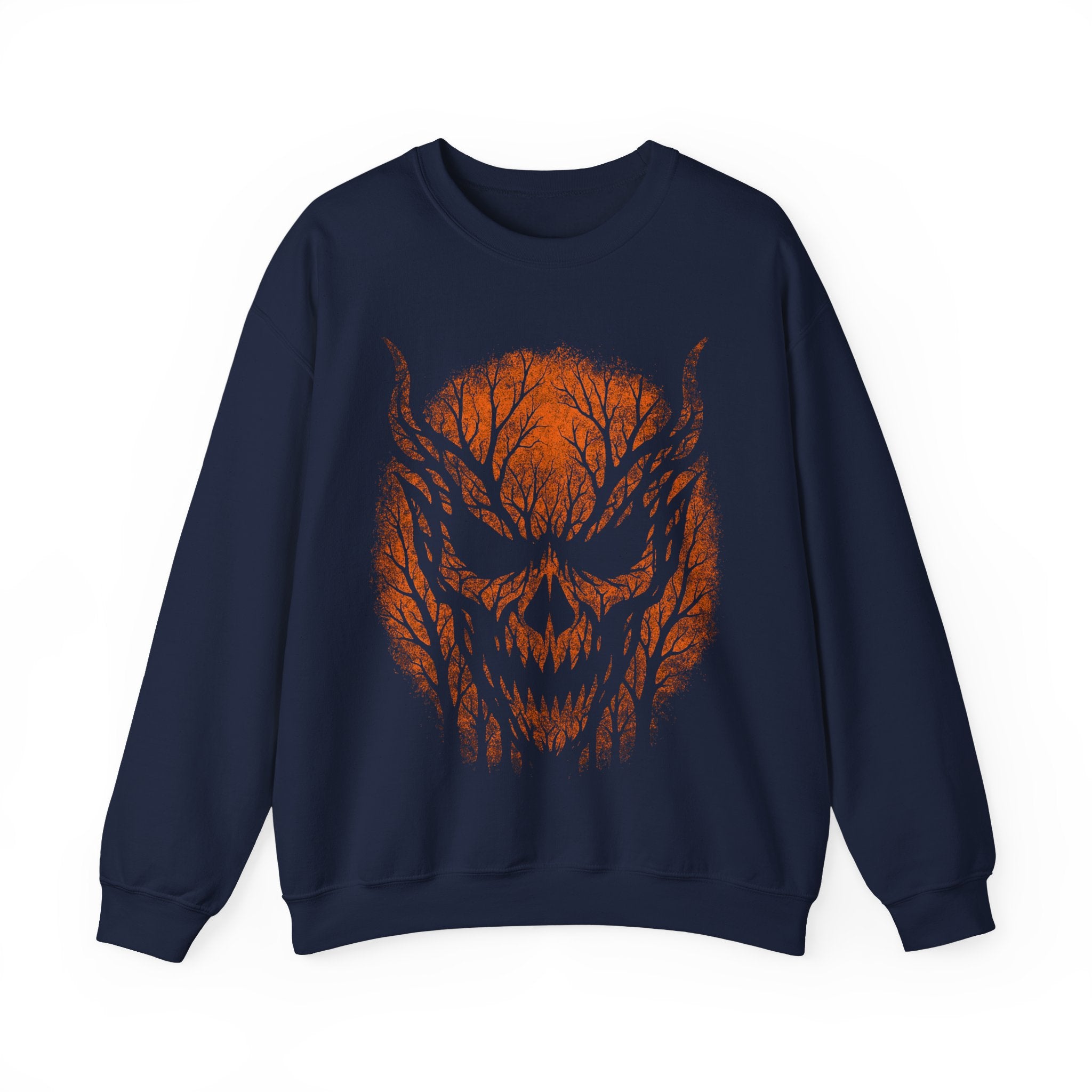 Dark Forest Skull Crewneck Sweatshirt