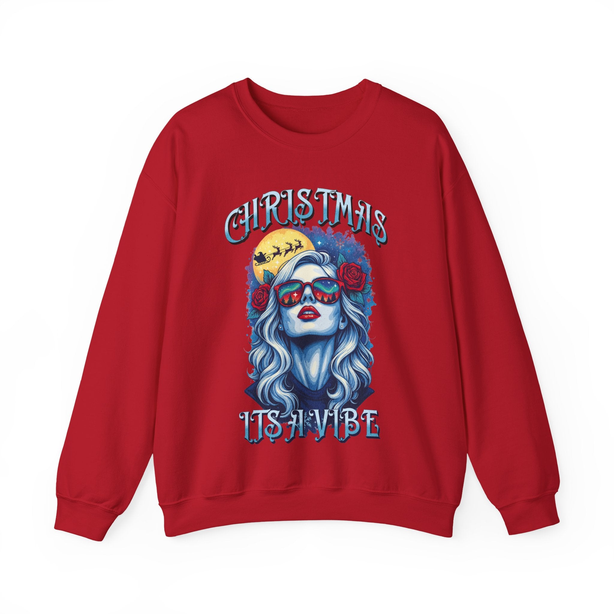 Christmas Sugar Skull Crewneck Sweatshirt