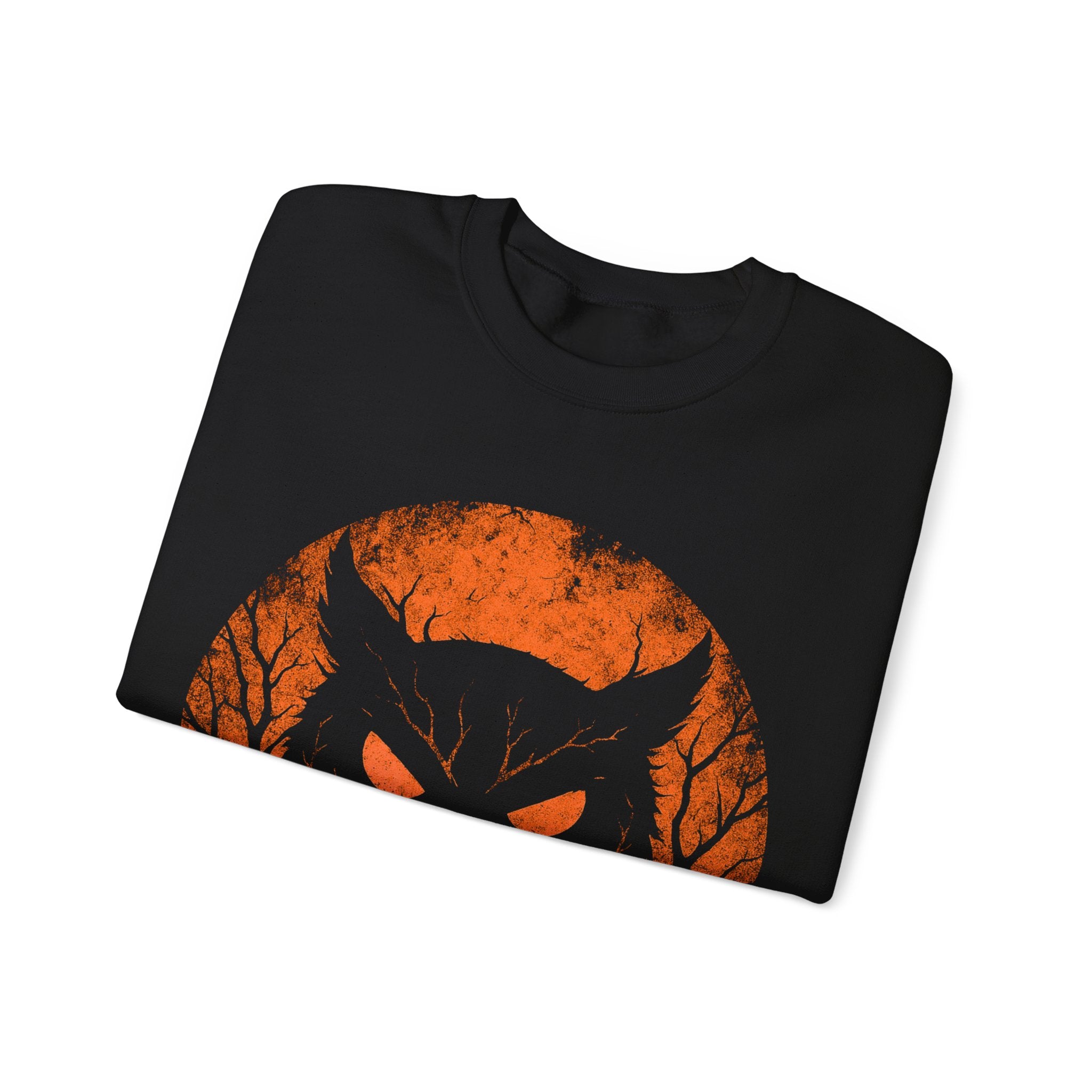 Mysterious Owl Crewneck Sweatshirt for Fall Celebrations