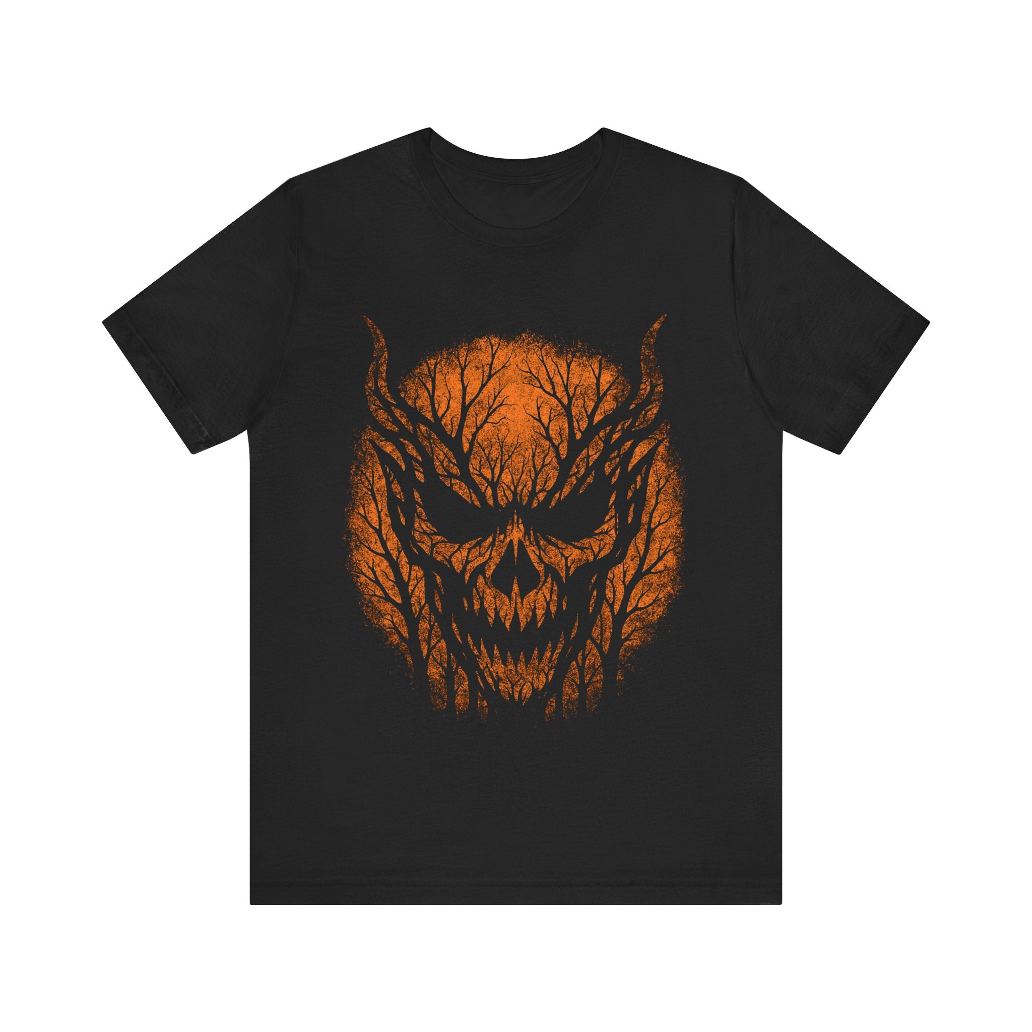 Spooky Night Unisex Jersey Tee - Halloween Graphic Shirt