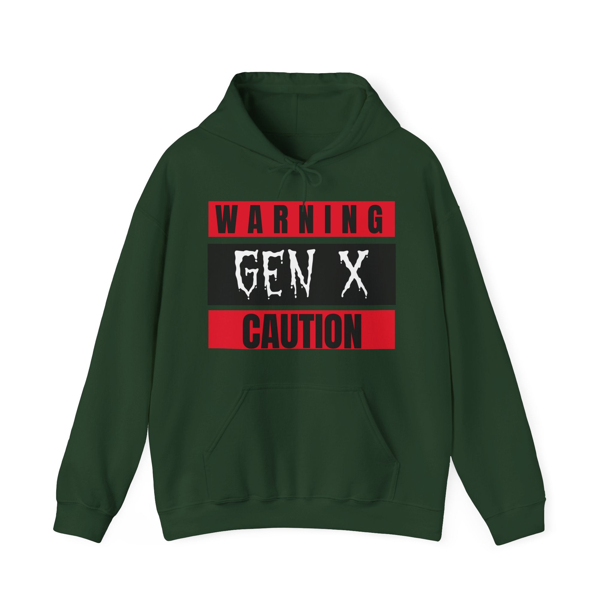 Warning Gen X Caution Hoodie, Unisex Sweatshirt, Funny Sweatshirt, Birthday Gift, Casual Wear
