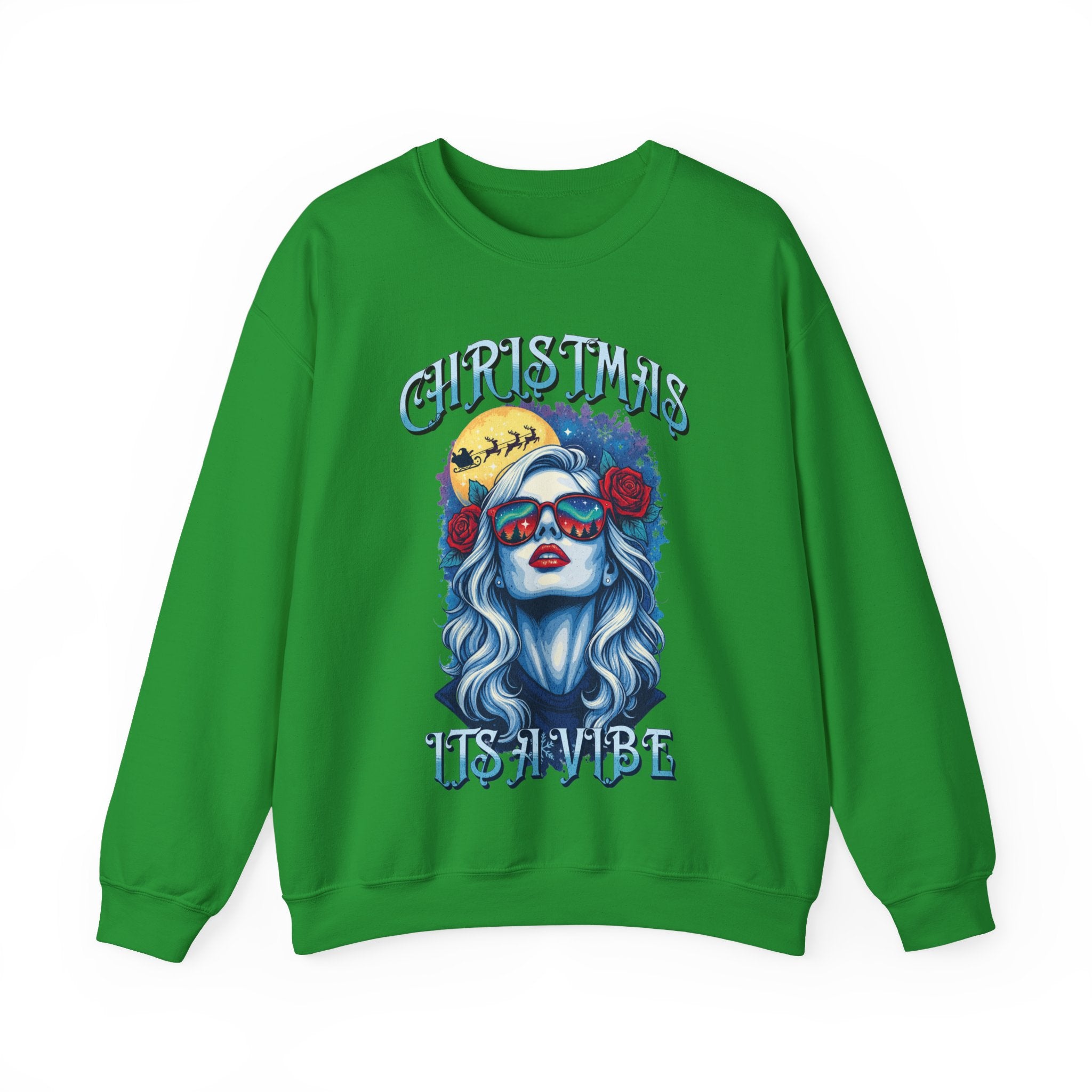Christmas Sugar Skull Crewneck Sweatshirt