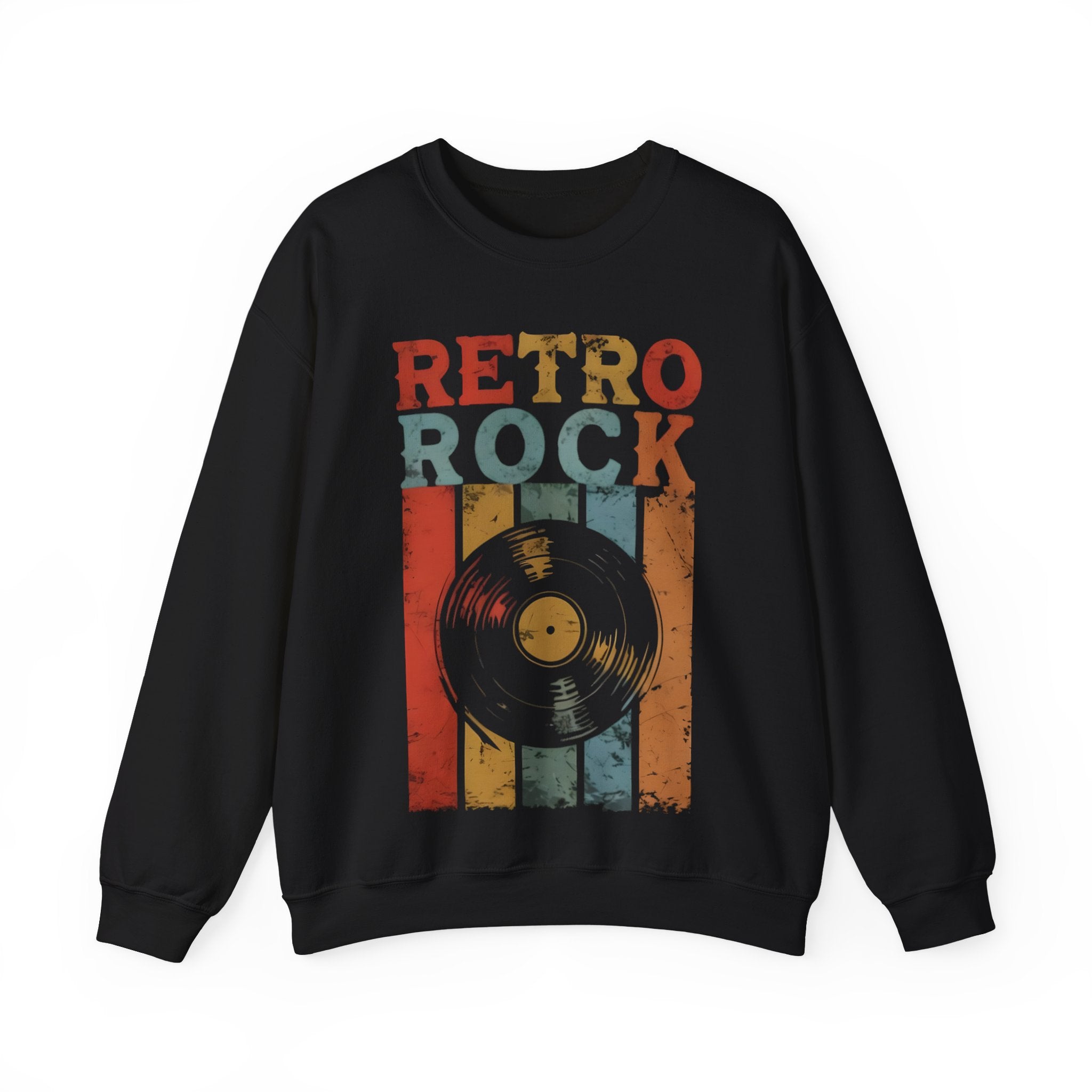 Retro Rock Unisex Crewneck Sweatshirt - Vintage Music Vibes