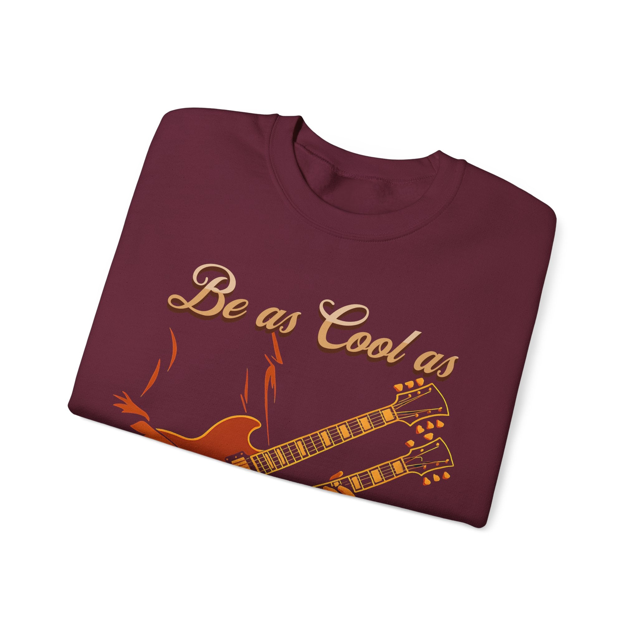 Vintage Guitar Solo Crewneck Sweatshirt | Be as Cool as a 70's Guitar Solo