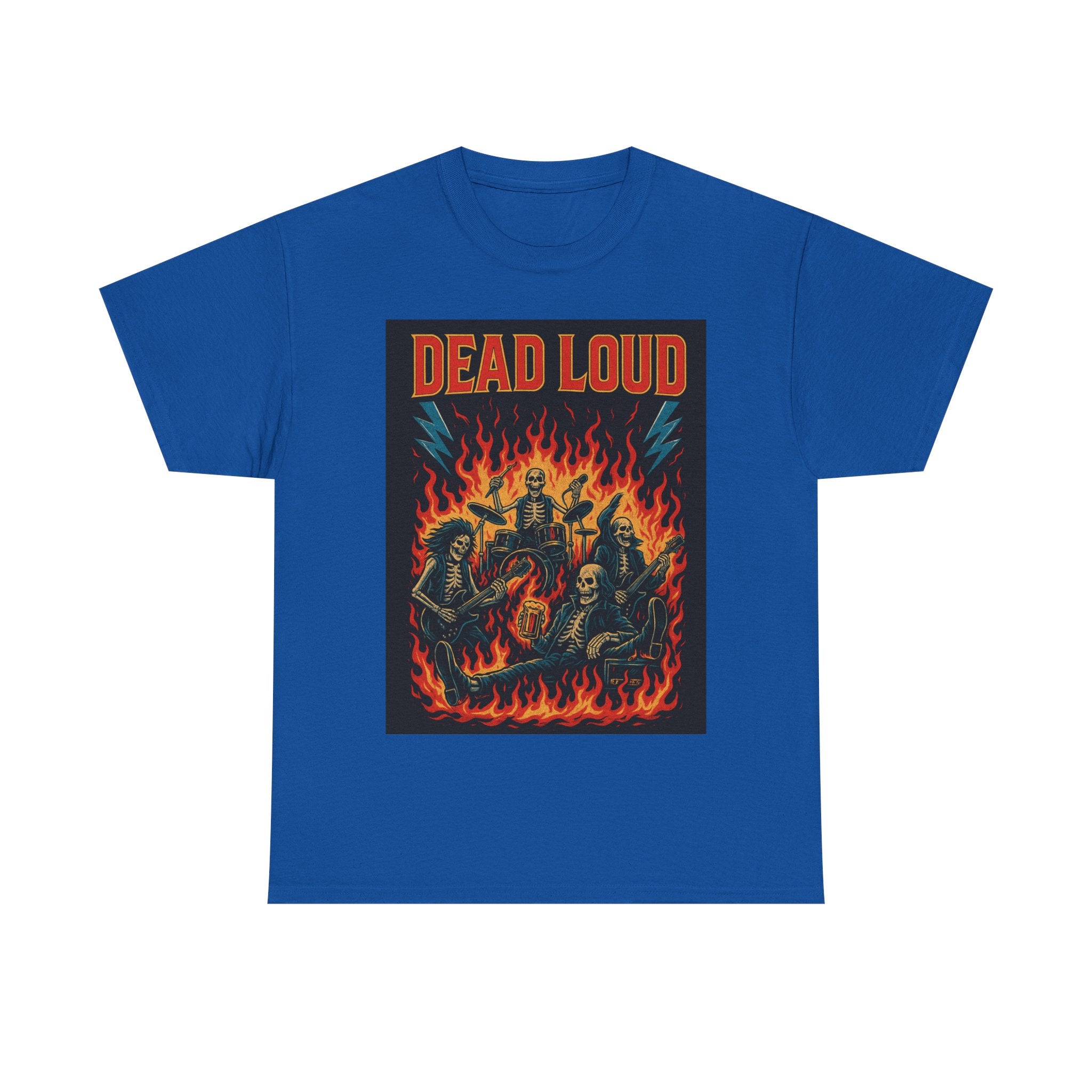 Unisex Heavy Metal Tee - Dead Loud T-Shirt, Rock Music Apparel, Grunge Style Shirt, Concert Outfit, Gift for Music Lovers