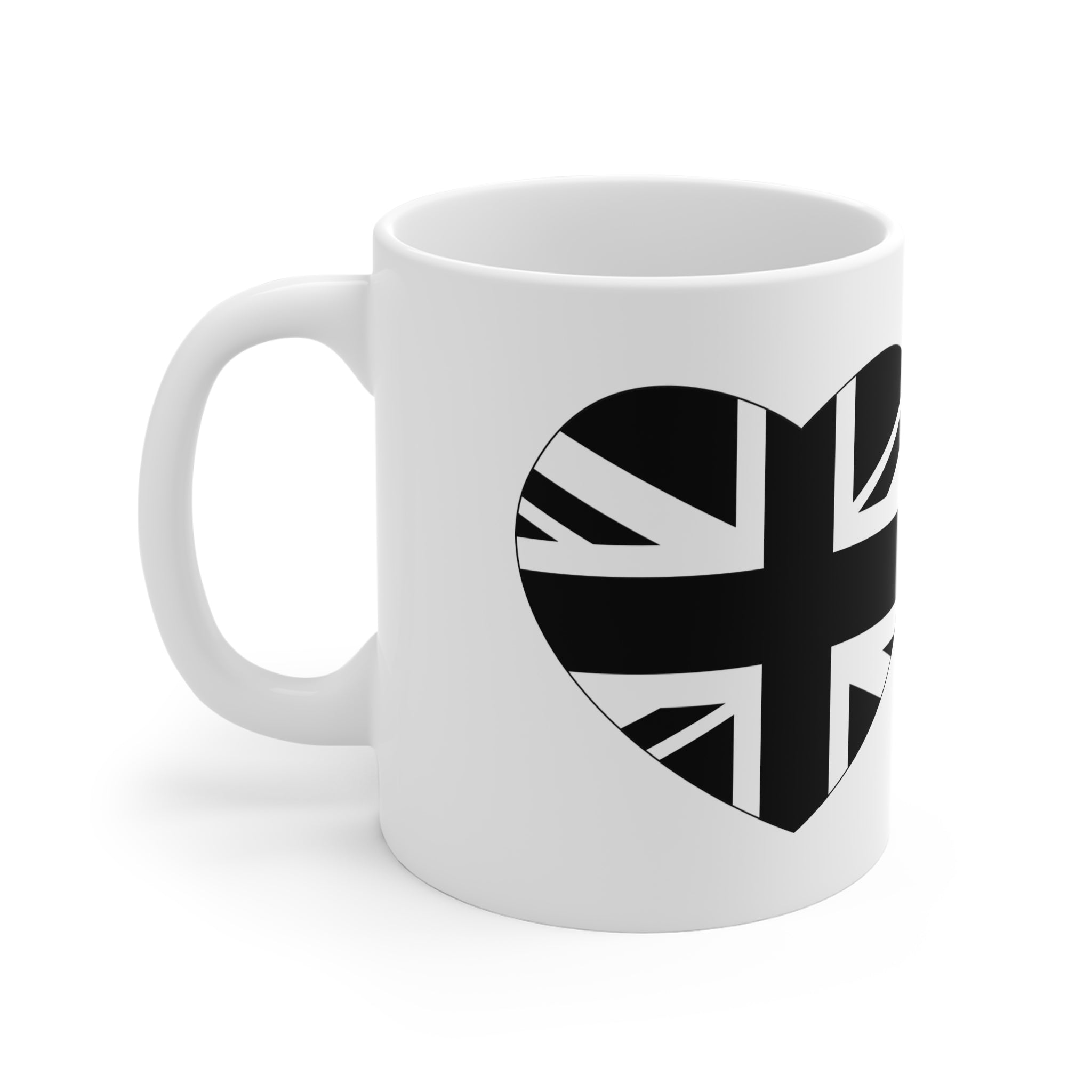 Love it or Leave it Mug, 11oz White Coffee Cup, British Flag Gift, Tea Lovers Present, Home Decor, Kitchenware