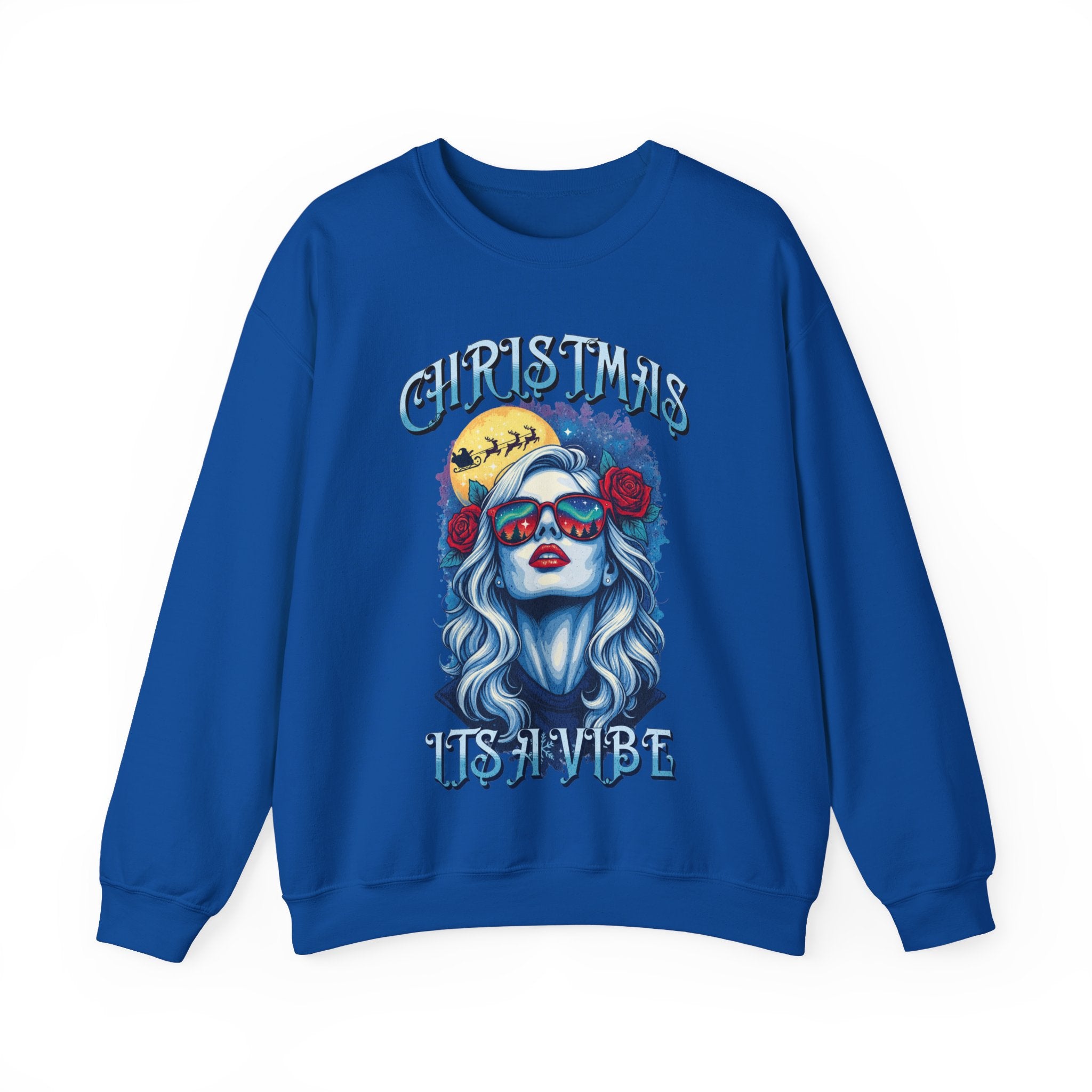 Christmas Sugar Skull Crewneck Sweatshirt