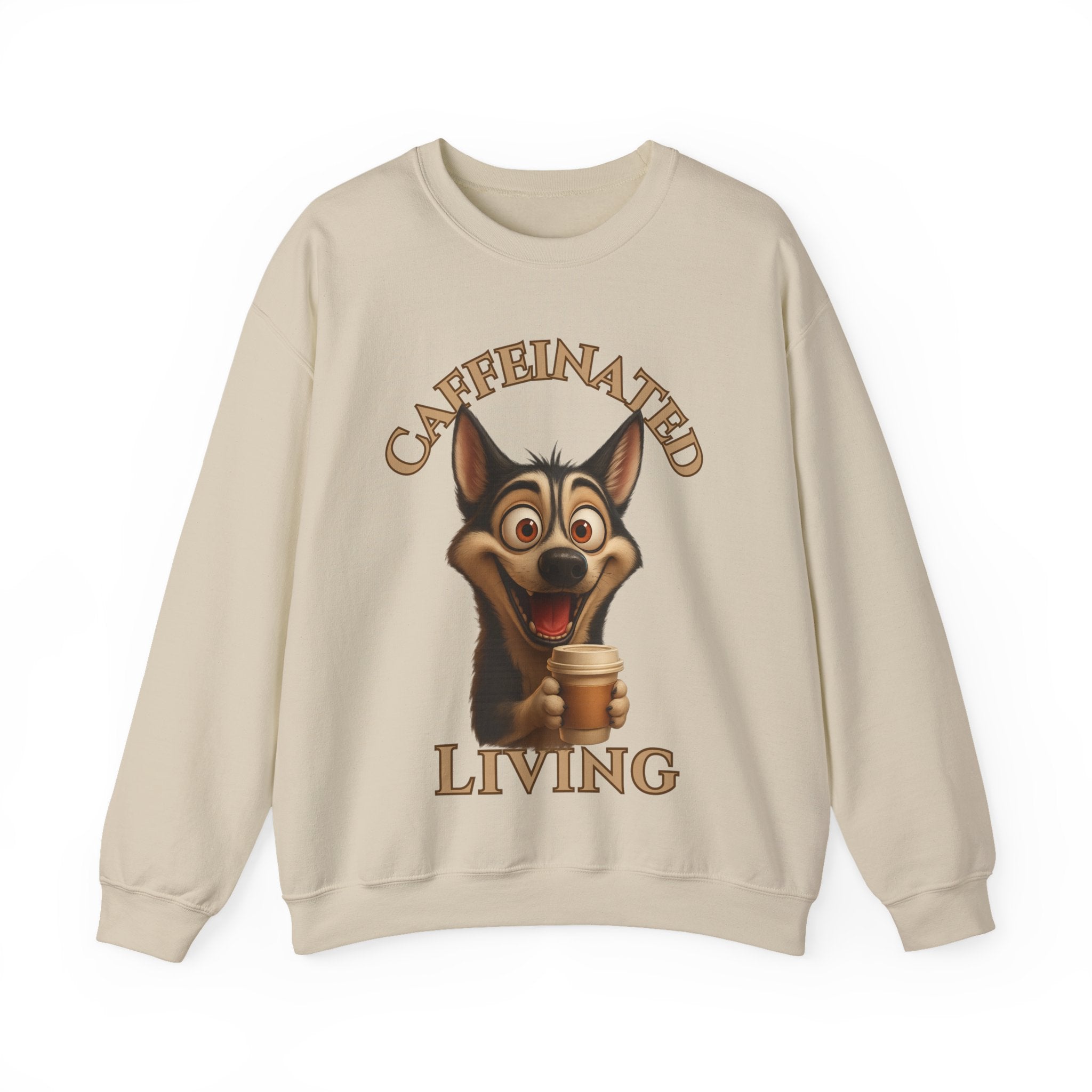 Caffeinated Living Crewneck Sweatshirt