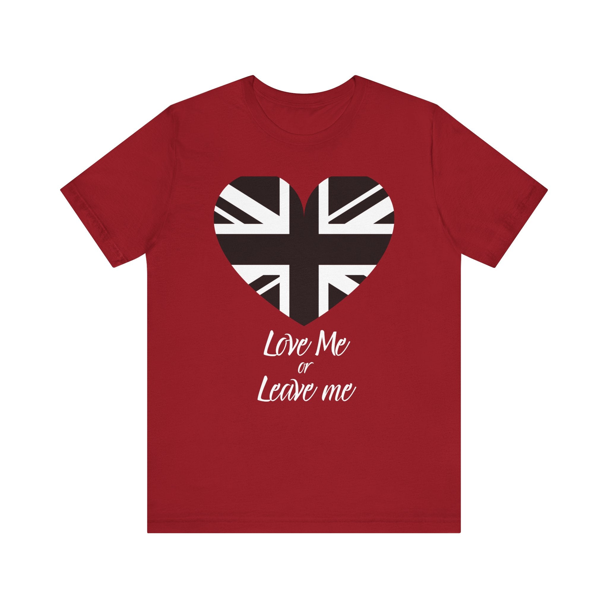 Love Me or Leave Me Heart Tee - Perfect for Casual Wear.