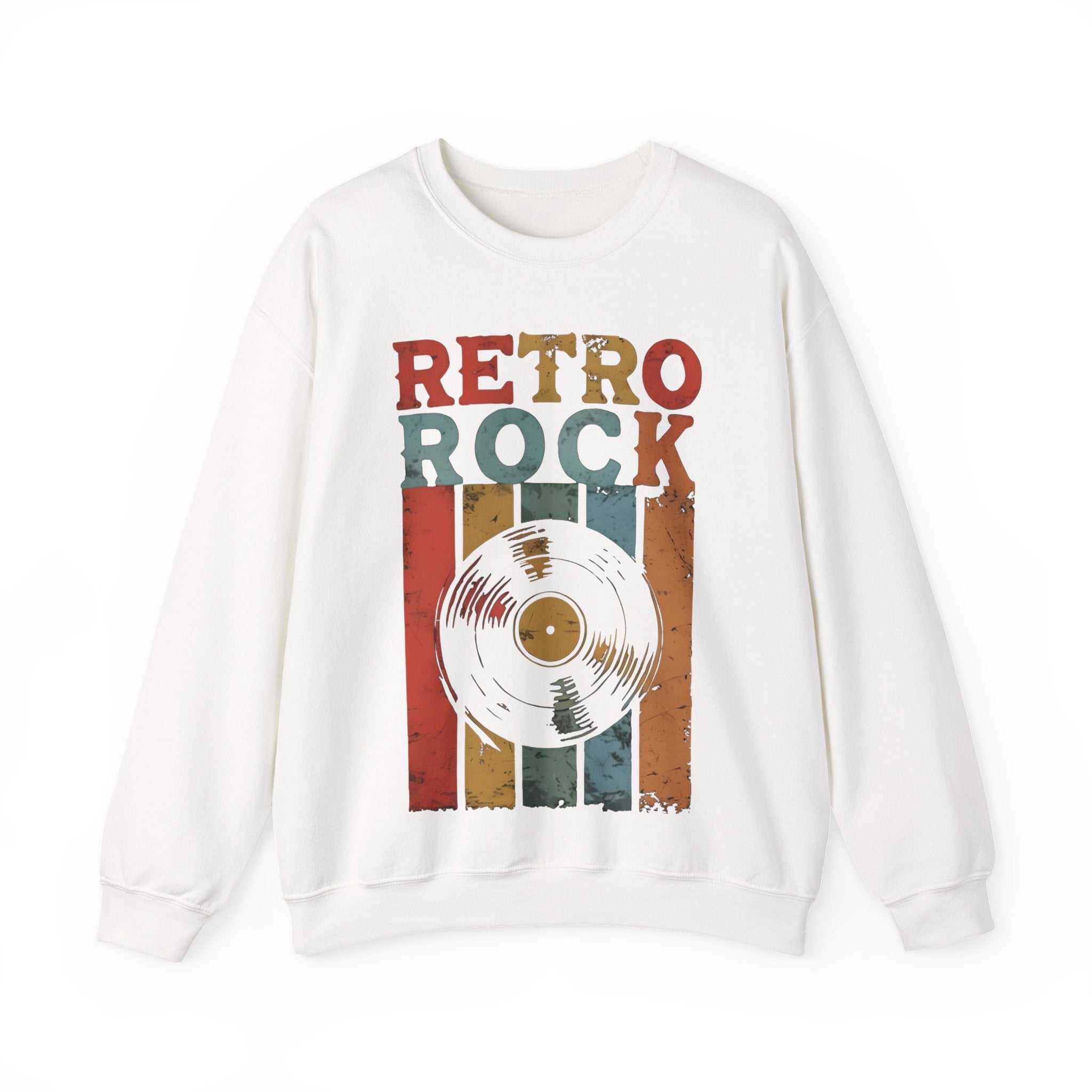Retro Rock Unisex Crewneck Sweatshirt - Vintage Music Vibes