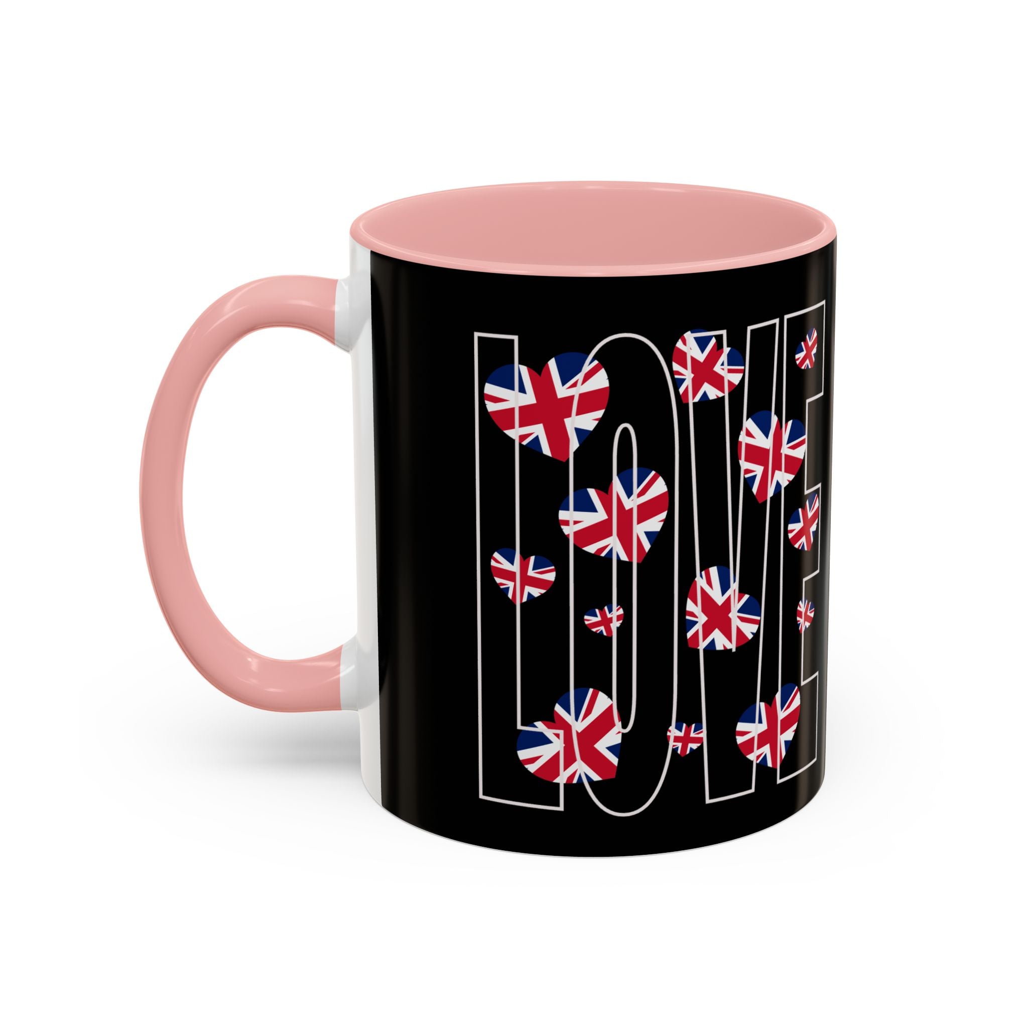 British Flag Accent Coffee Mug - Perfect Gift for Tea Lovers, Home Decor, British Pride, Daily Use, Unique Coffee Cup