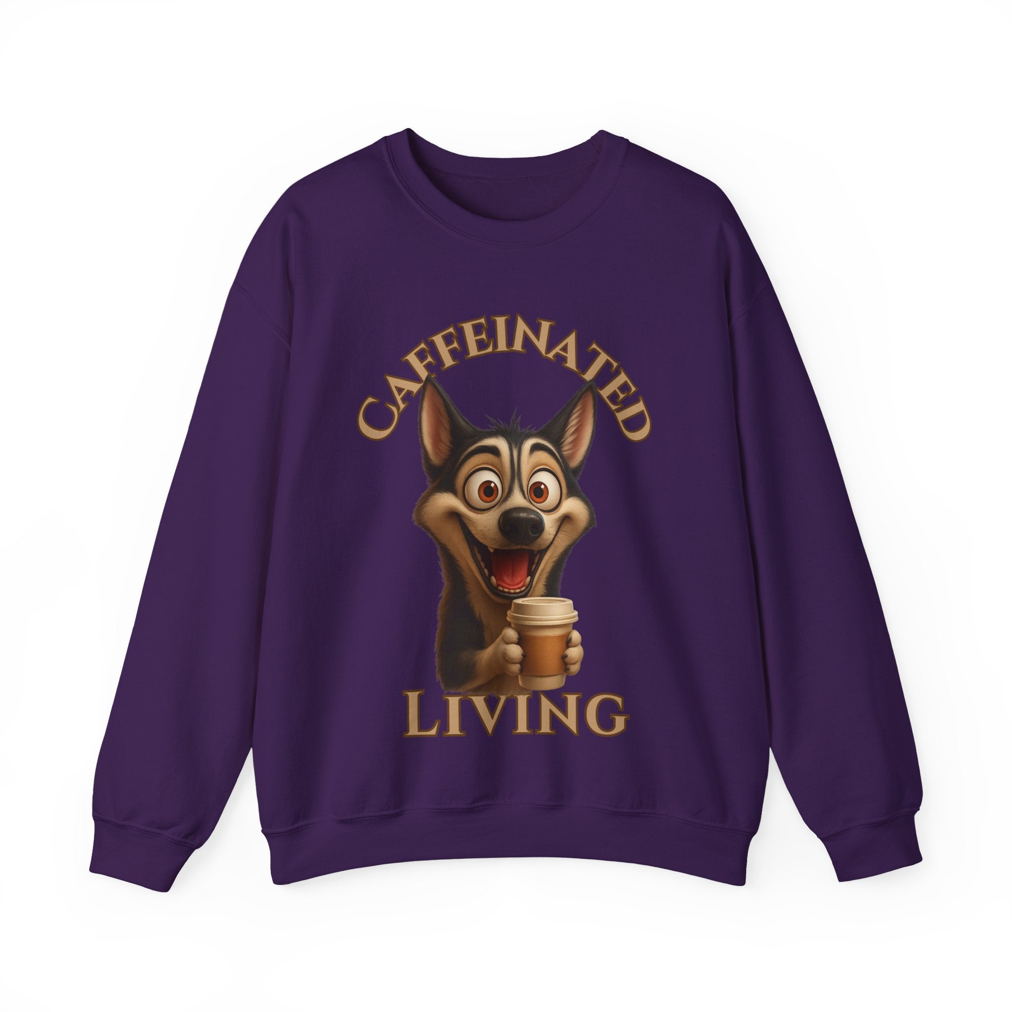 Caffeinated Living Crewneck Sweatshirt