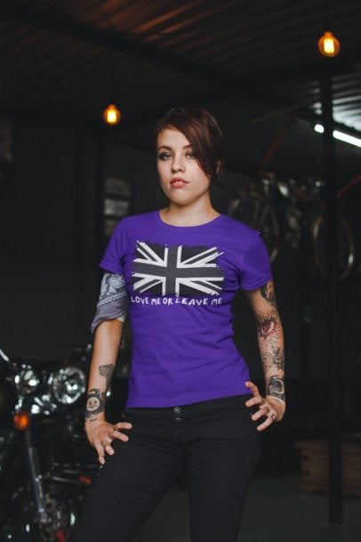 British Pride Tee - Love Me or Leave Me, Unisex Shirt, Graphic Tee, UK Flag T-Shirt, Gift for Travelers, Casual Wear