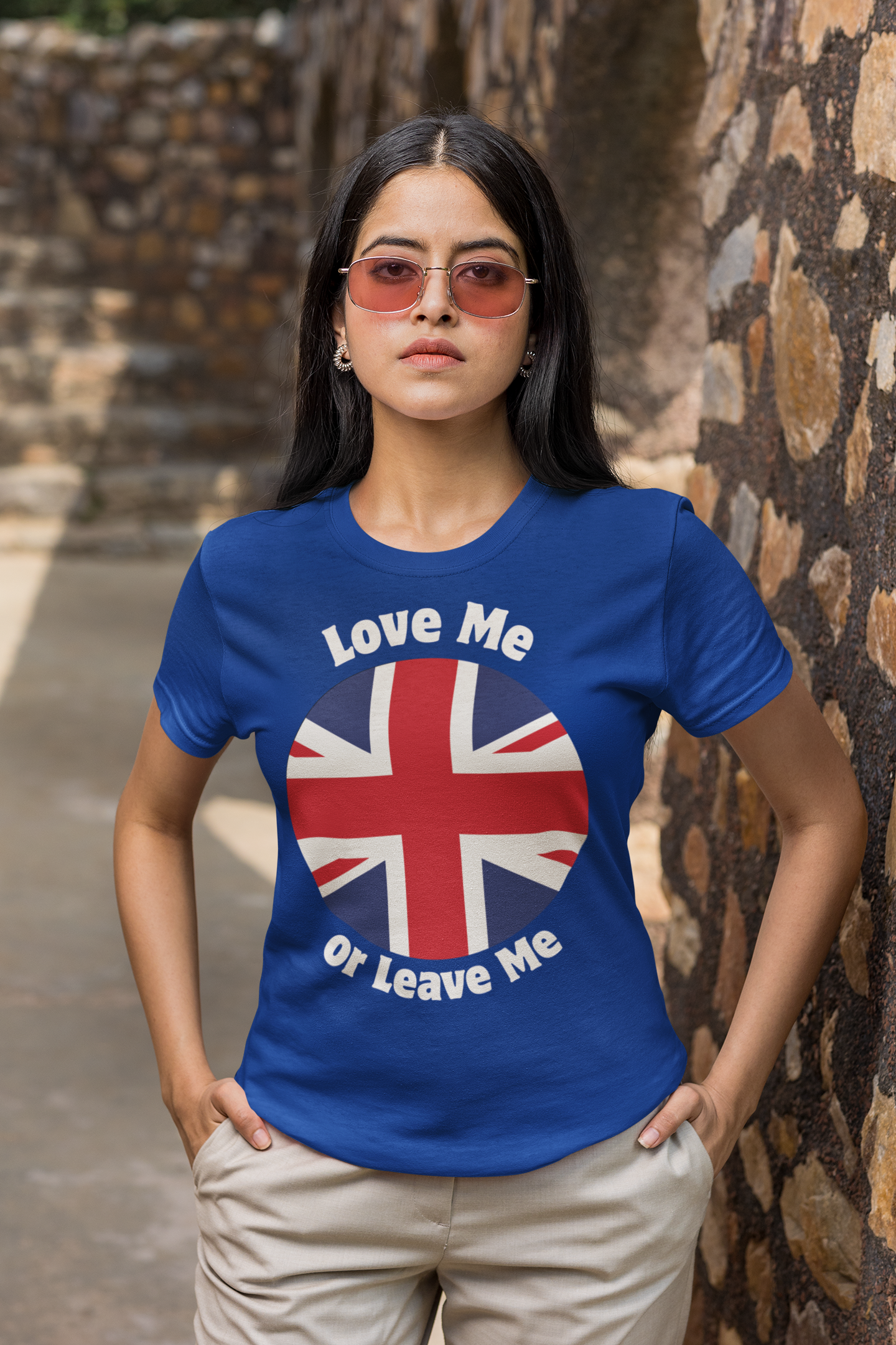 British Flag V-Neck Tee, Unisex T-Shirt, Heritage Apparel,, Summer Gear, Casual Wear