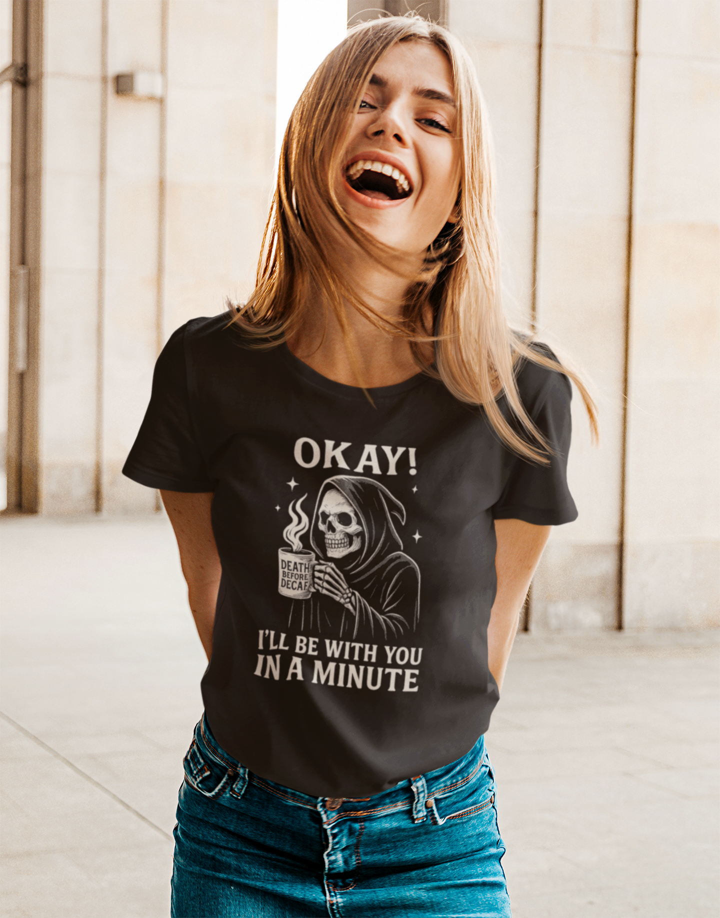 Chill Vibes Unisex Tee - Dark Humor Graphic Shirt for Casual Wear, Perfect Gift for Halloween, Birthdays, and Fun Gatherings