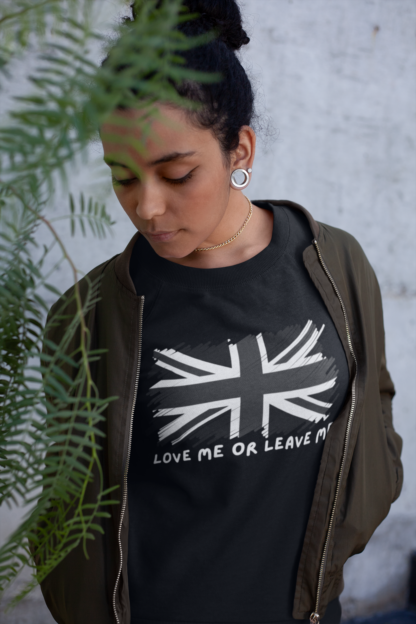 Union Jack Love Sweatshirt, Cozy Sweater, Gift for Him/Her, Casual Outfit, British Flag Apparel, Perfect for Travel