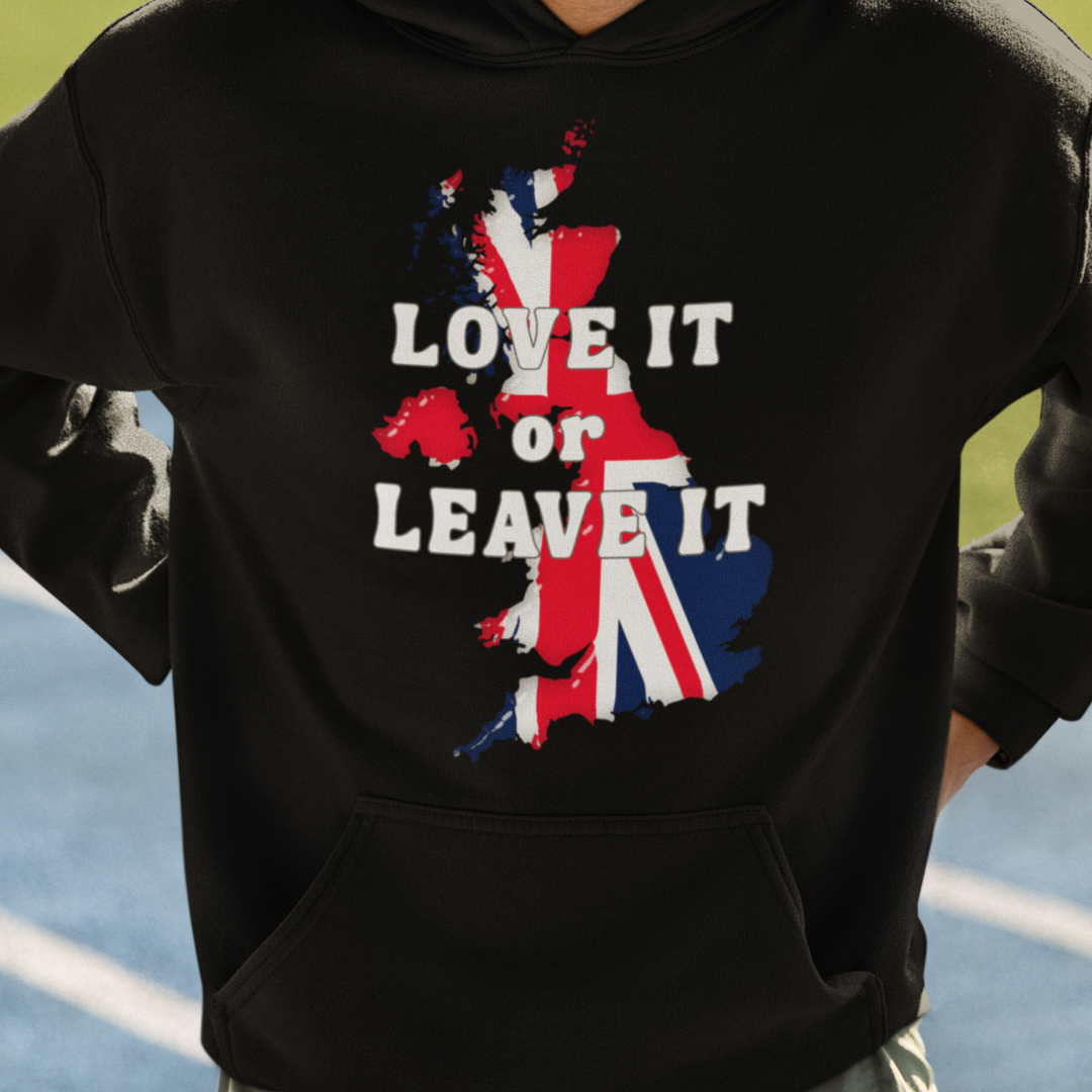 Unisex College Hoodie with UK Map Design, Cozy Campus Wear, Great for Graduation, Gift for Students, Casual Style