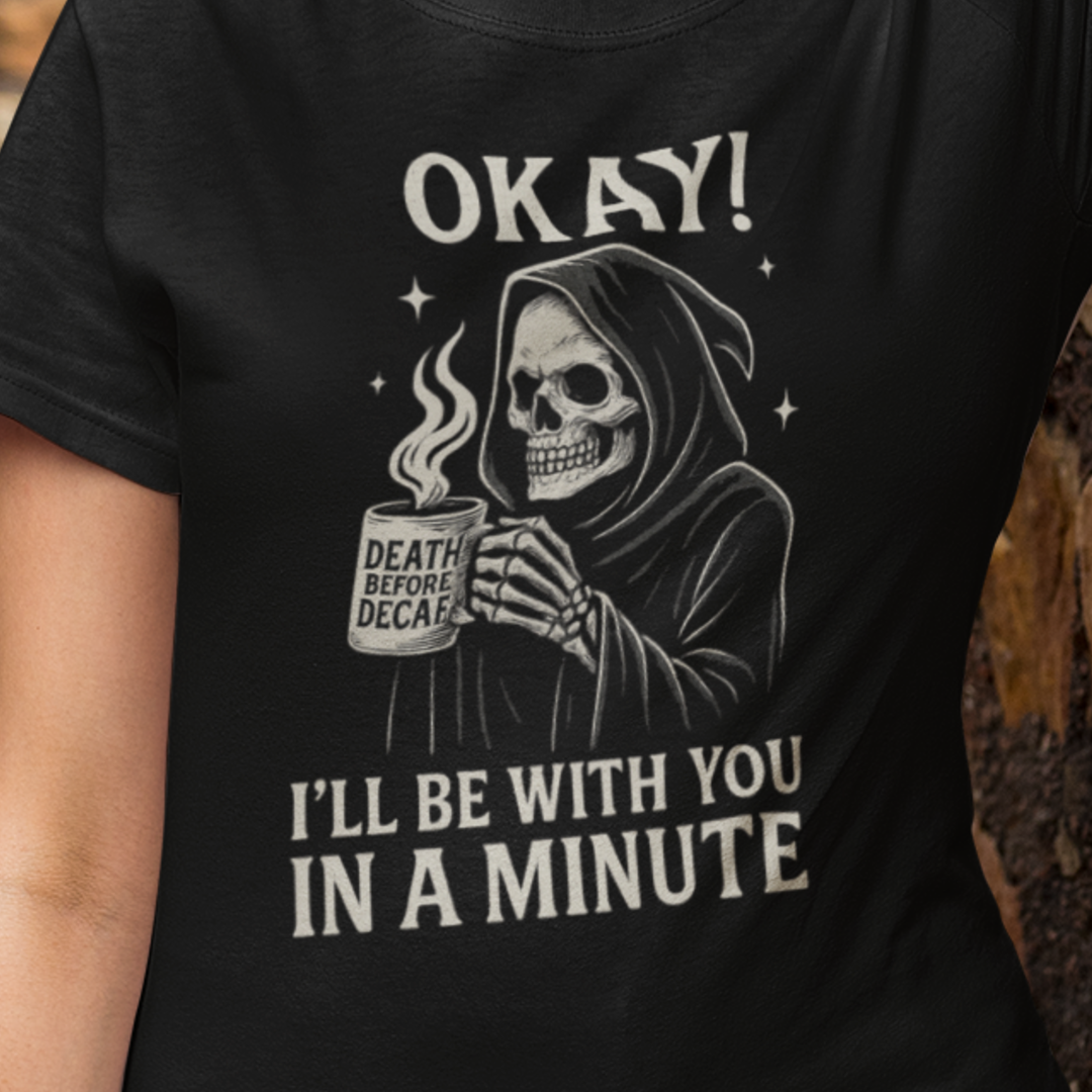 Chill Vibes Unisex Tee - Dark Humor Graphic Shirt for Casual Wear, Perfect Gift for Halloween, Birthdays, and Fun Gatherings