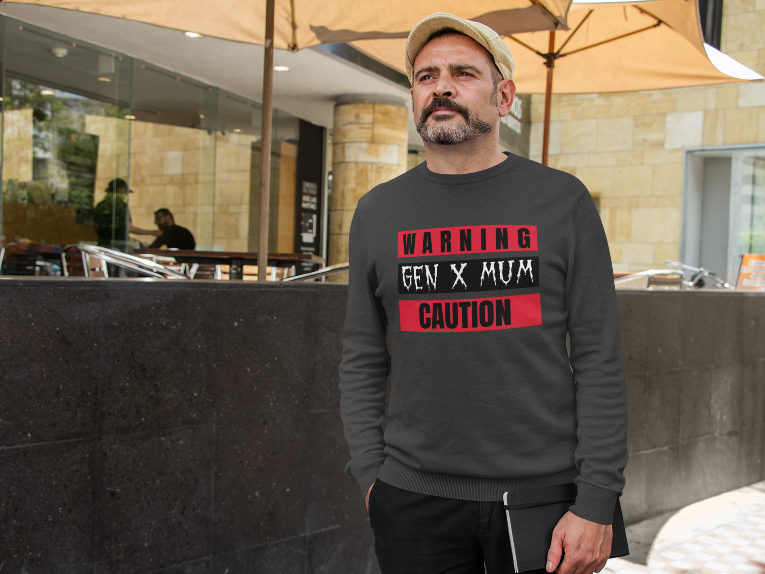 Gen X Warning Crewneck Sweatshirt, Vintage Sweatshirt, Unisex Sweater, Gift for Gen X, Retro Crewneck, Trendy Casual Wear