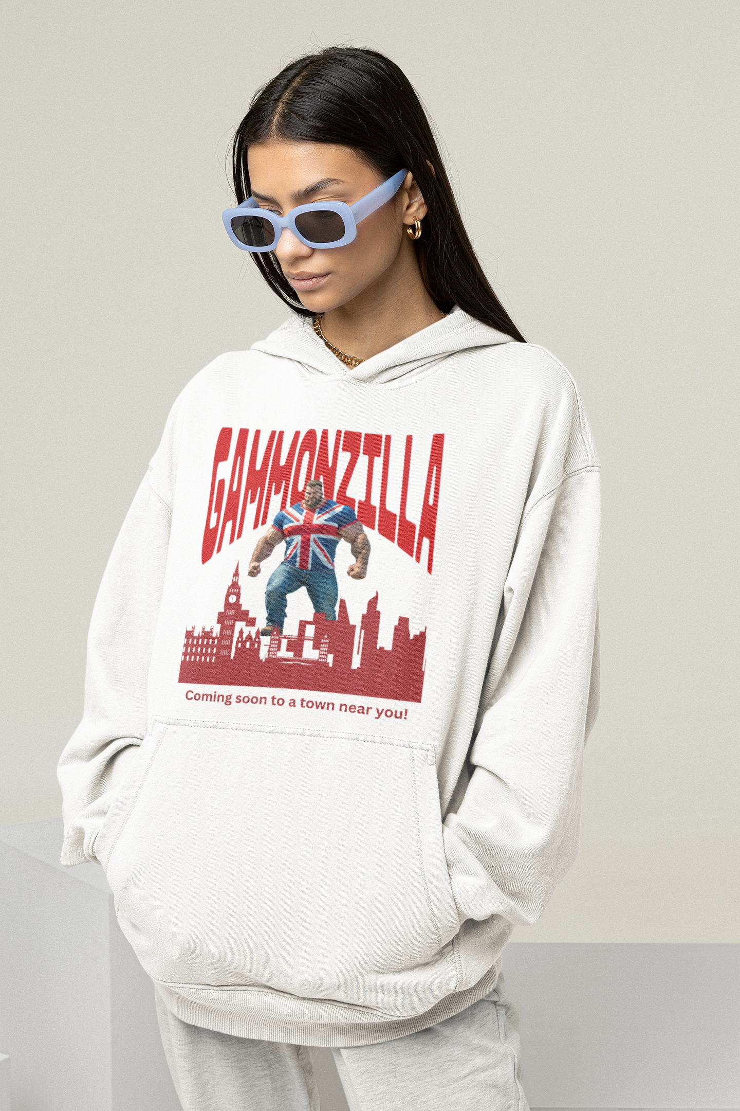 GAMMIZILLA Unisex College Hoodie, Funny College Sweatshirt, Funny Student Hoodie, Casual Wear for Students, Gift for Graduates