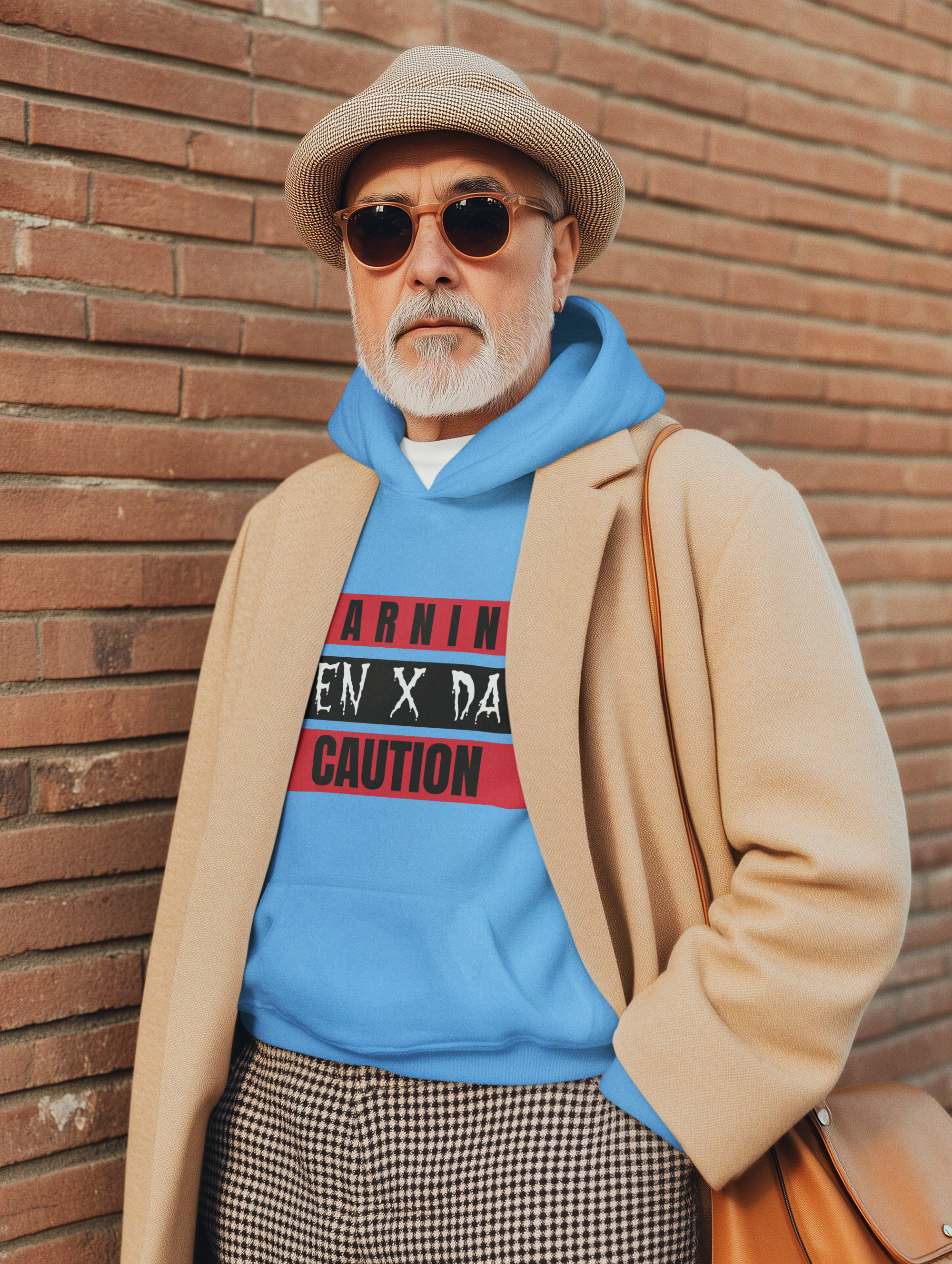 GEN X DAD Caution Hoodie, Funny Fathers Day Gift, Unisex Hoodie, Casual Weekend Wear, Dad Humour Apparel.