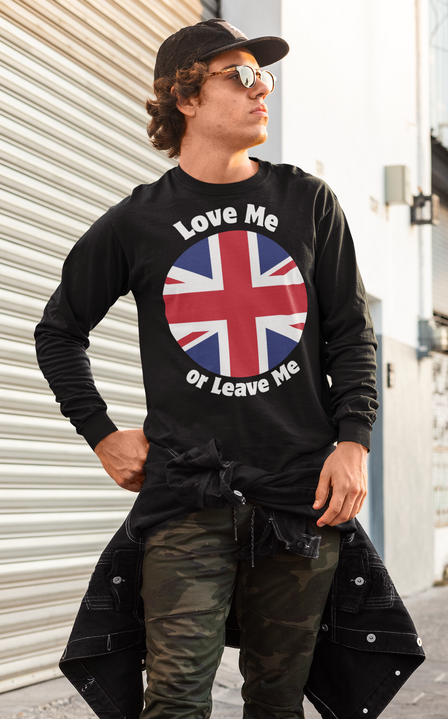 British Flag V-Neck Tee, Unisex T-Shirt, Heritage Apparel,, Summer Gear, Casual Wear