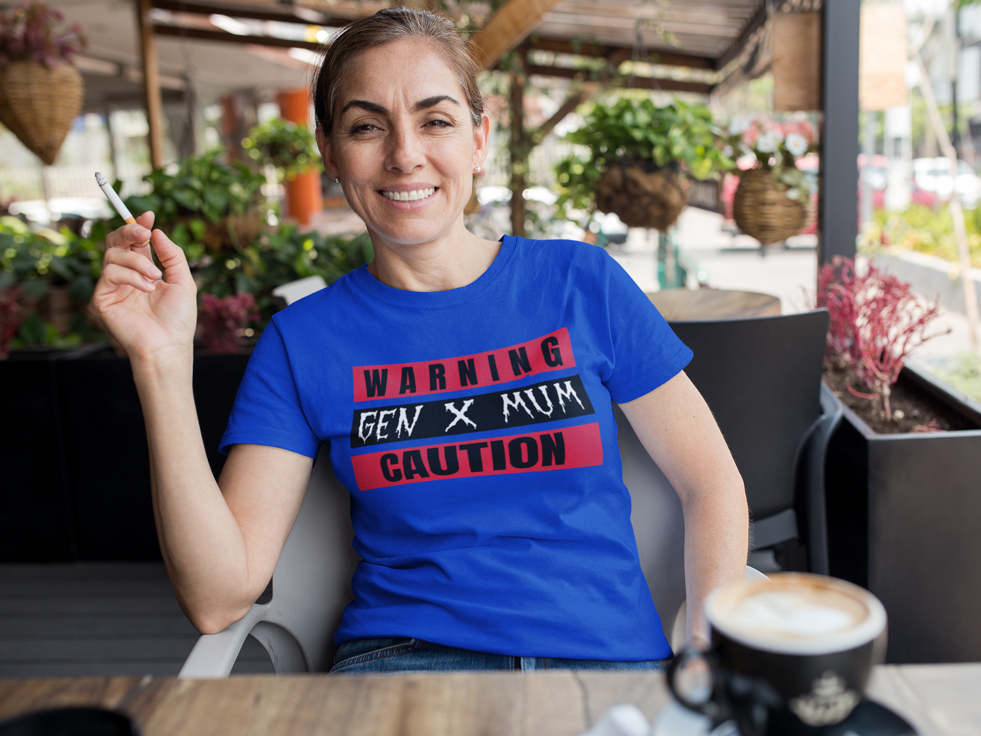 Gen X Mum Warning Tee, Funny Gift for Mothers, Casual Wear, Mother's Day, Birthday, Parent Humor Shirt