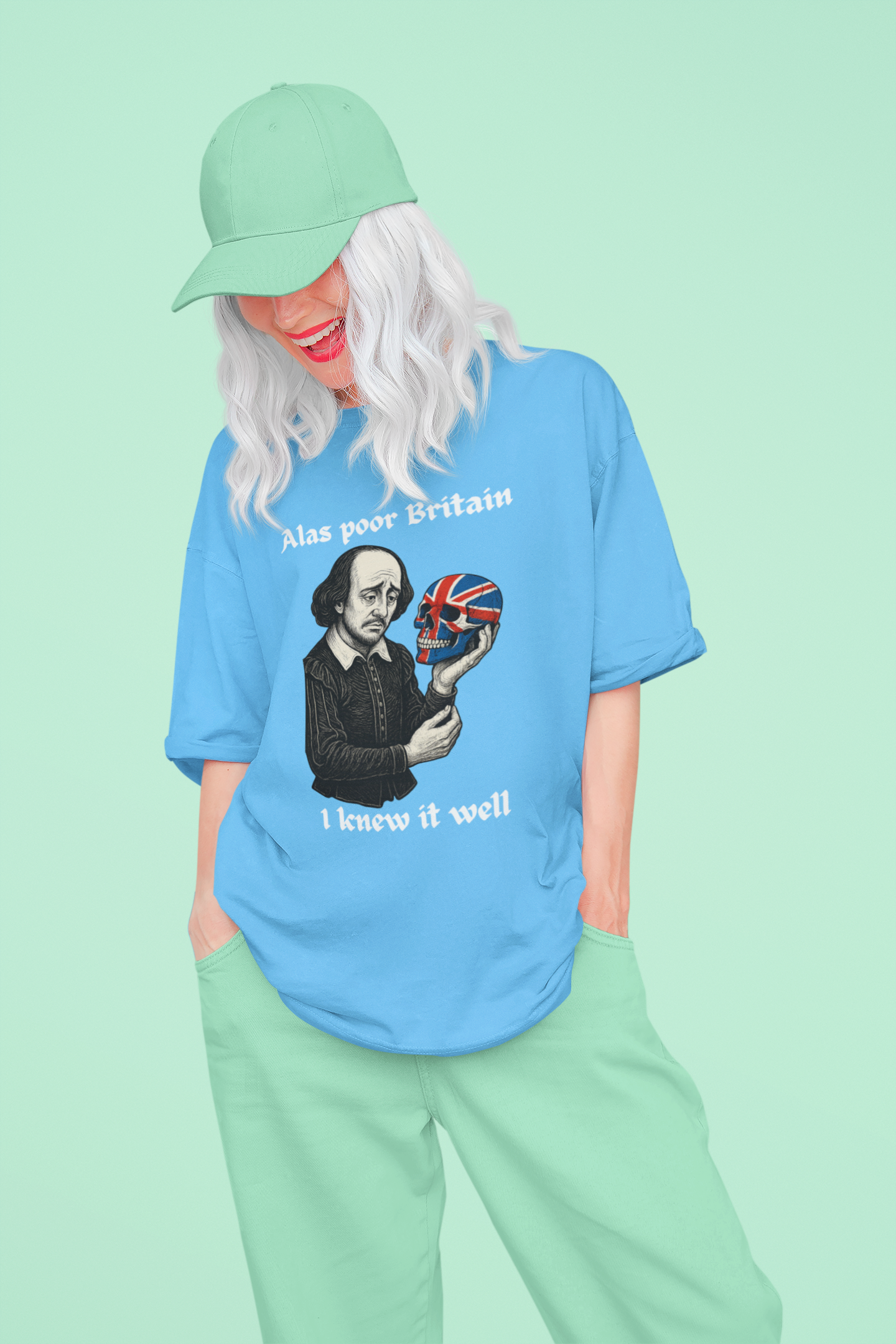 Edgy Shakespearean Tee, British Culture Shirt, Graphic Novelty Top, Literary Fan Gift, Casual Daily Wear