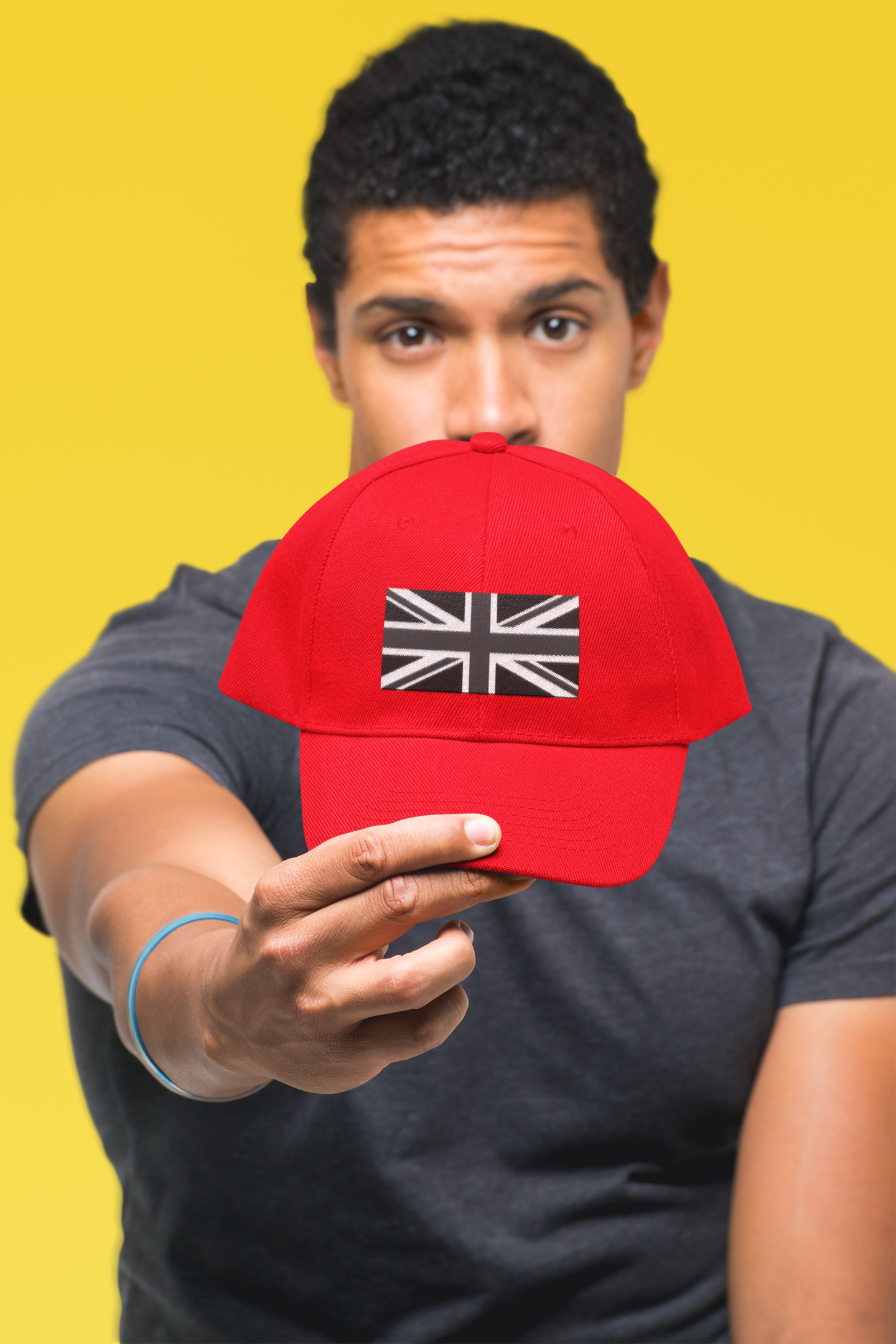 British Union Jack Love me or Leave me cap. Unisex hat for the patriotic