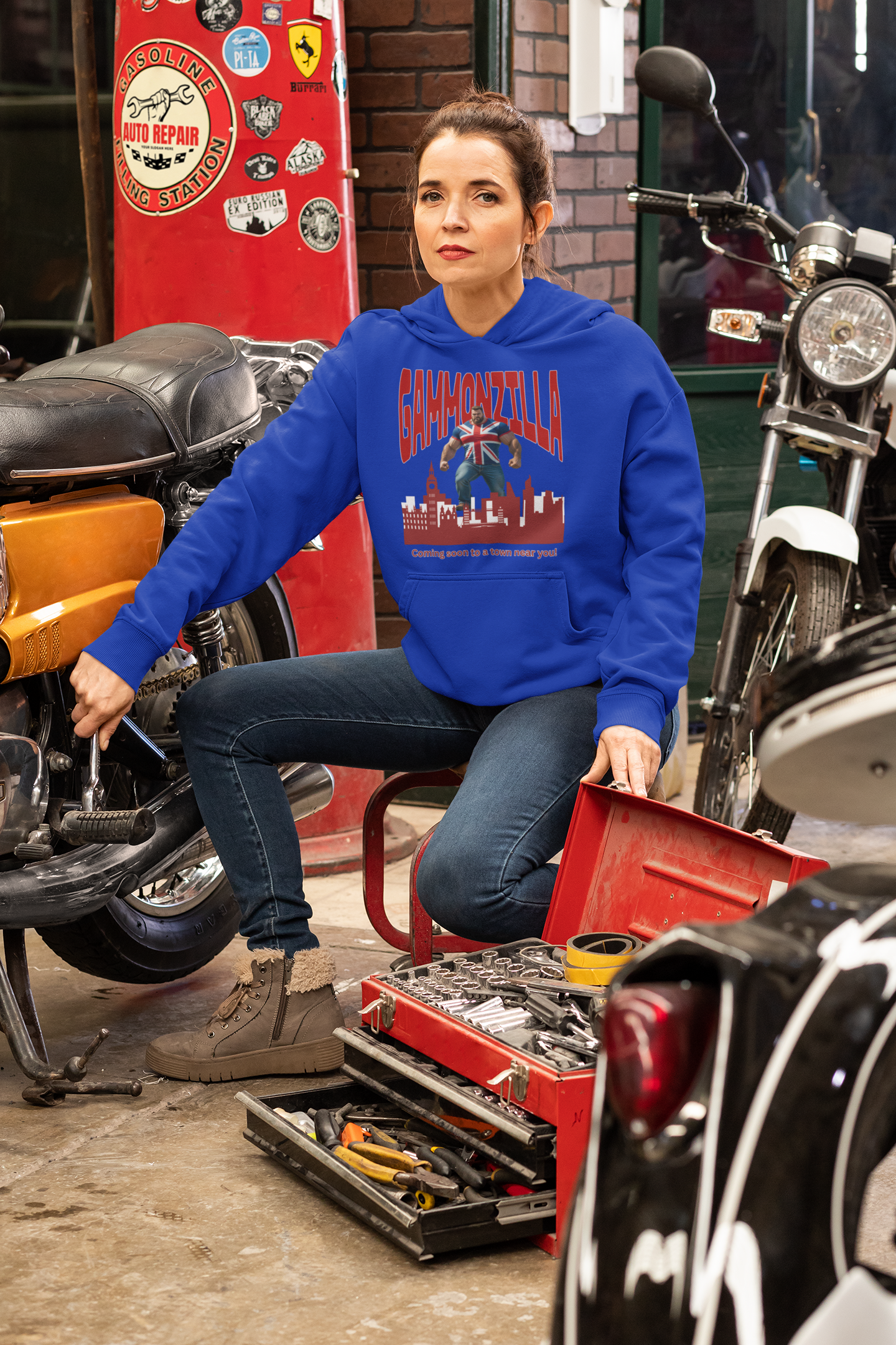 GAMMIZILLA Unisex College Hoodie, Funny College Sweatshirt, Funny Student Hoodie, Casual Wear for Students, Gift for Graduates
