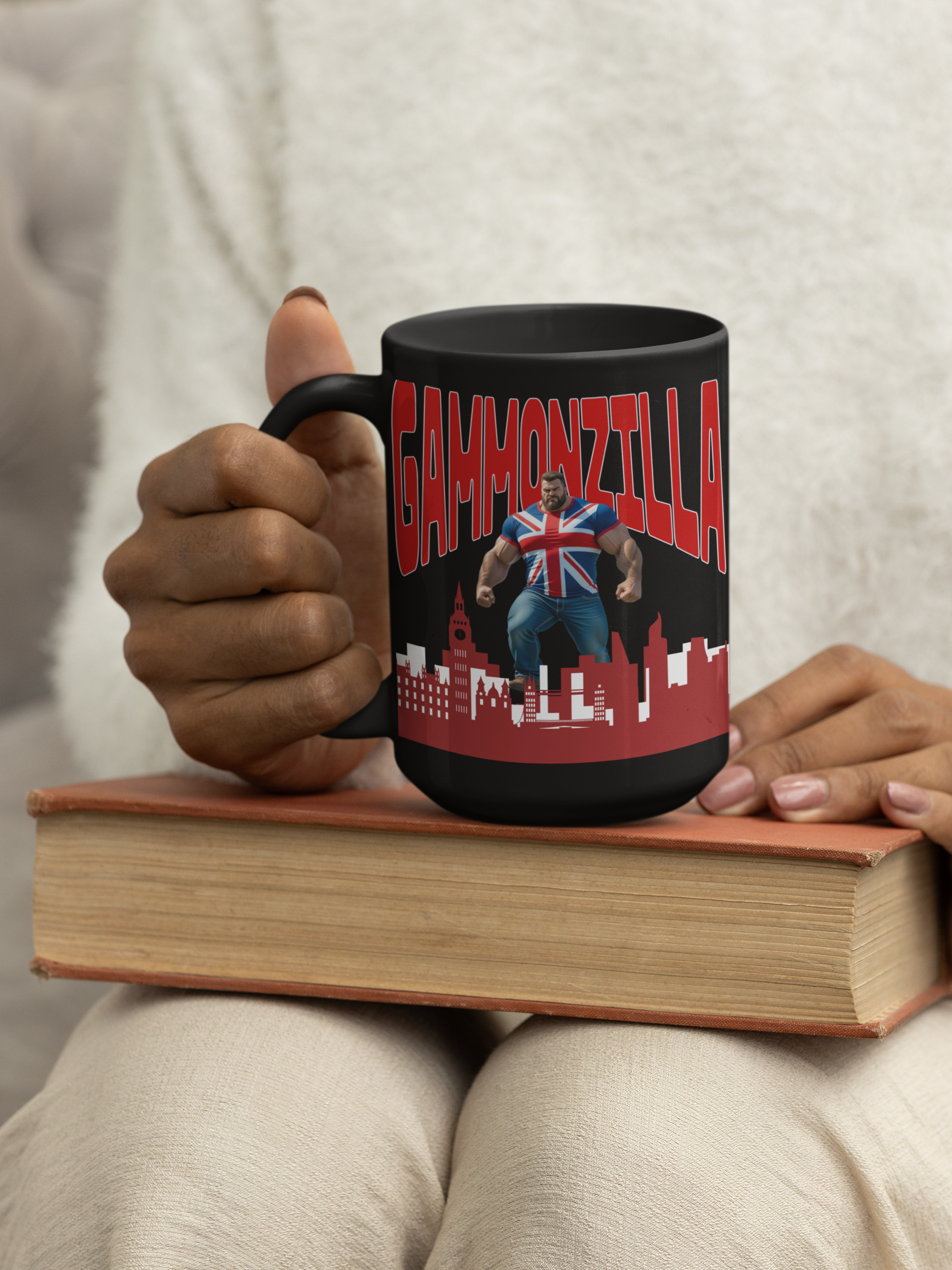 Gammonzilla Mug, Gift for Comic Fans, Unique Coffee Cup, Geeky Kitchenware, Fun Drinkware, Birthday Gift Idea