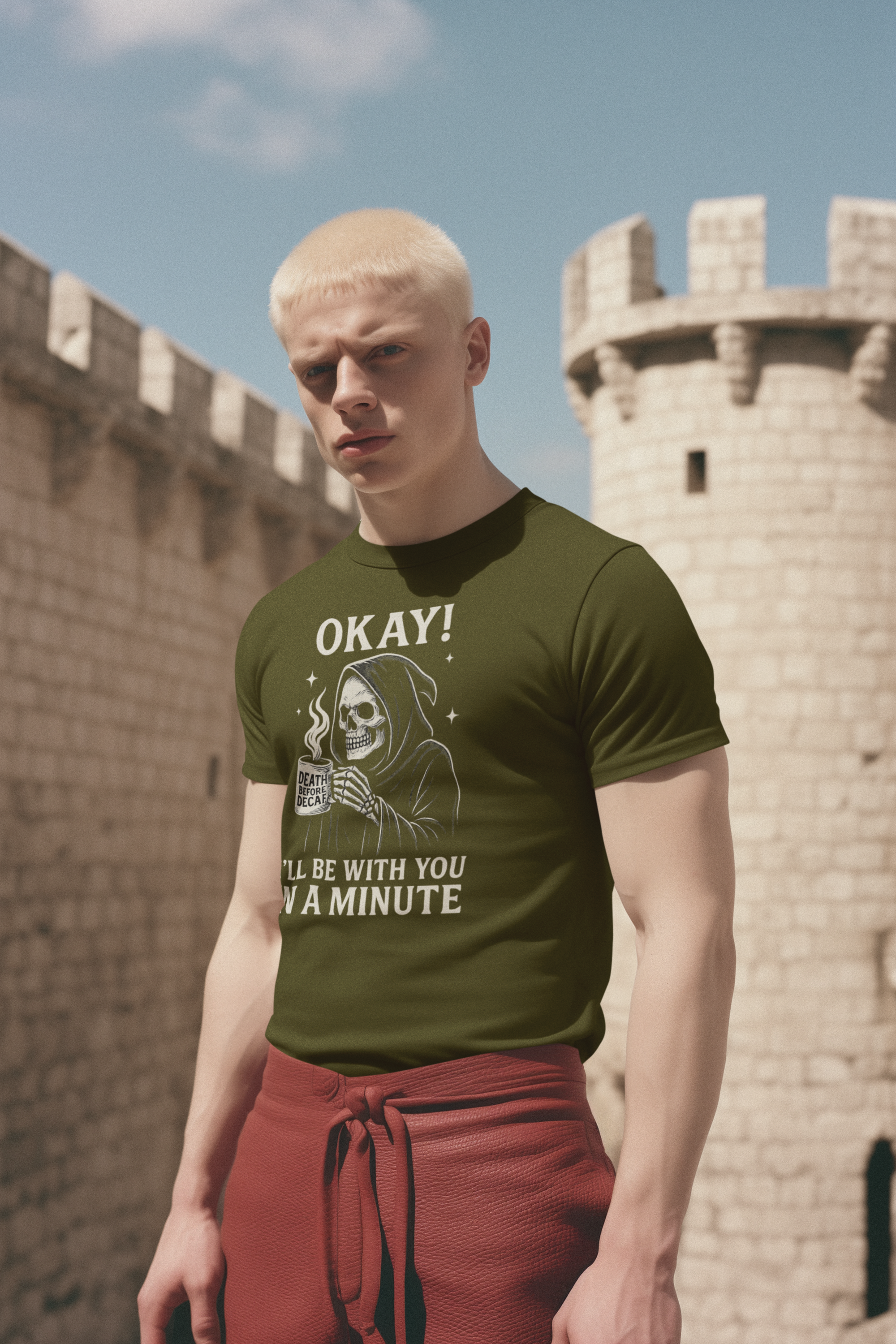 Chill Vibes Unisex Tee - Dark Humor Graphic Shirt for Casual Wear, Perfect Gift for Halloween, Birthdays, and Fun Gatherings