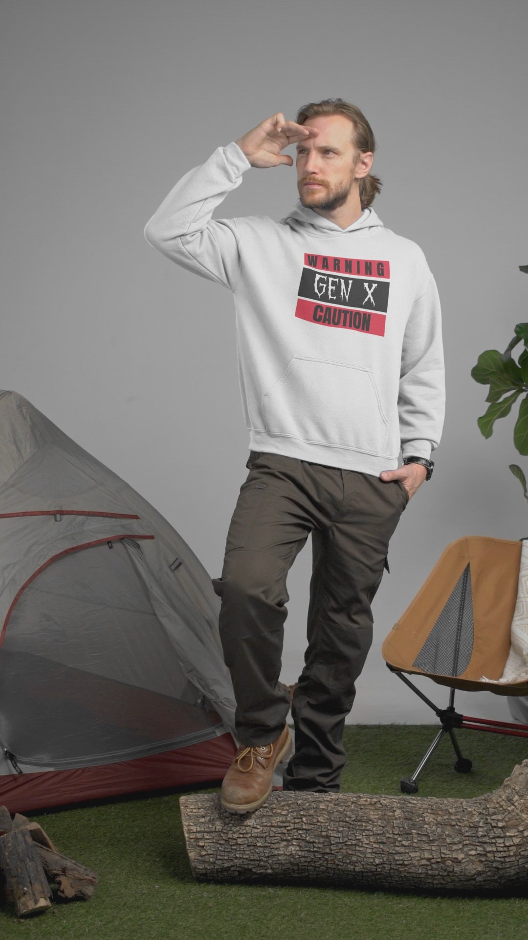 Warning Gen X Caution Hoodie, Unisex Sweatshirt, Funny Sweatshirt, Birthday Gift, Casual Wear