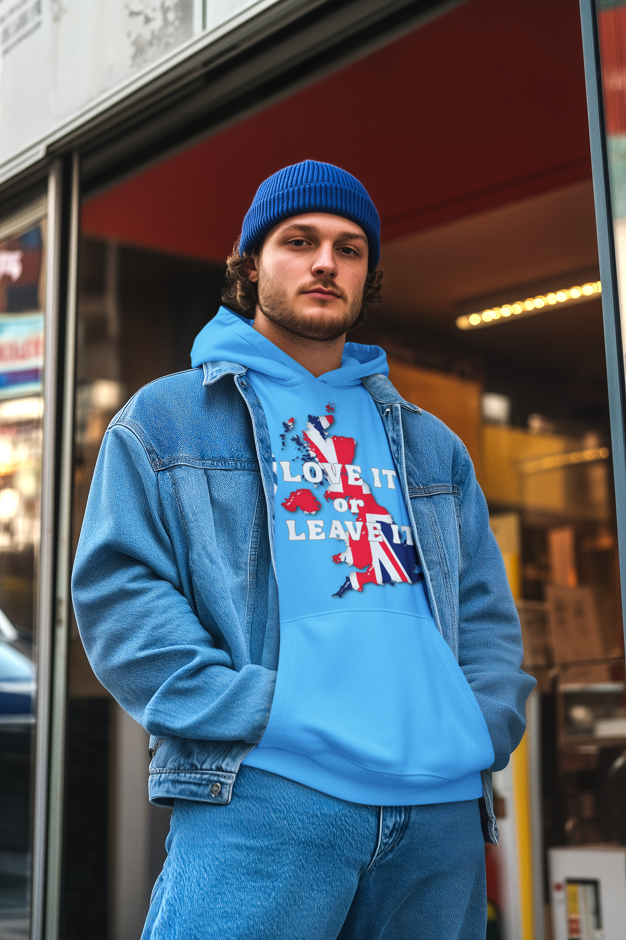 Unisex College Hoodie with UK Map Design, Cozy Campus Wear, Great for Graduation, Gift for Students, Casual Style