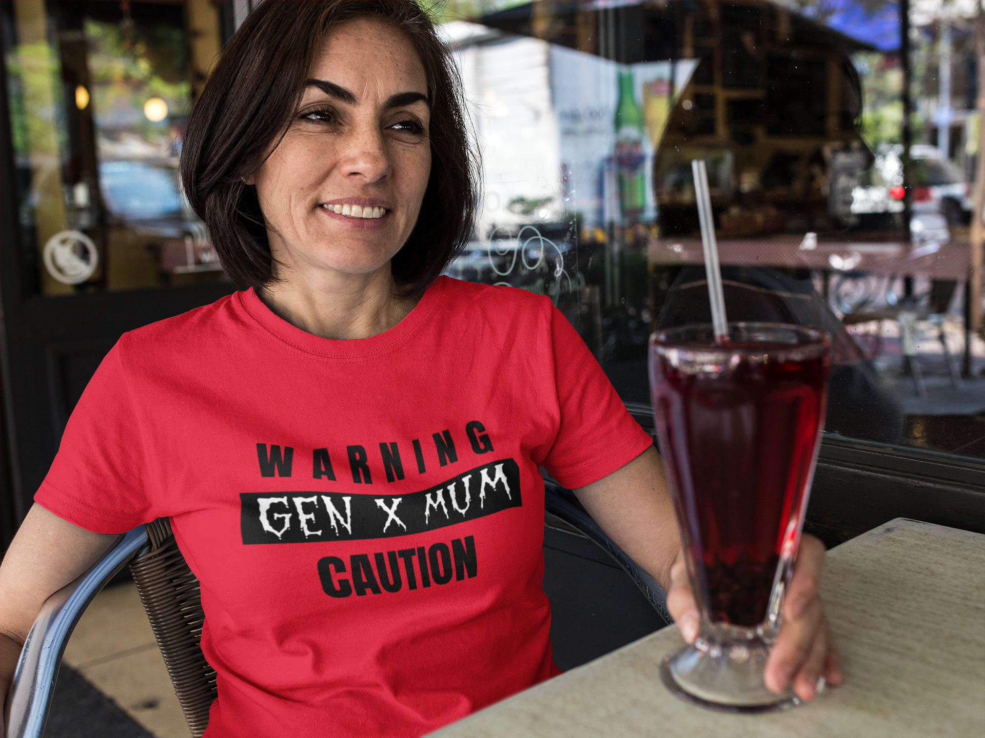 Gen X Mum Warning Tee, Funny Gift for Mothers, Casual Wear, Mother's Day, Birthday, Parent Humor Shirt