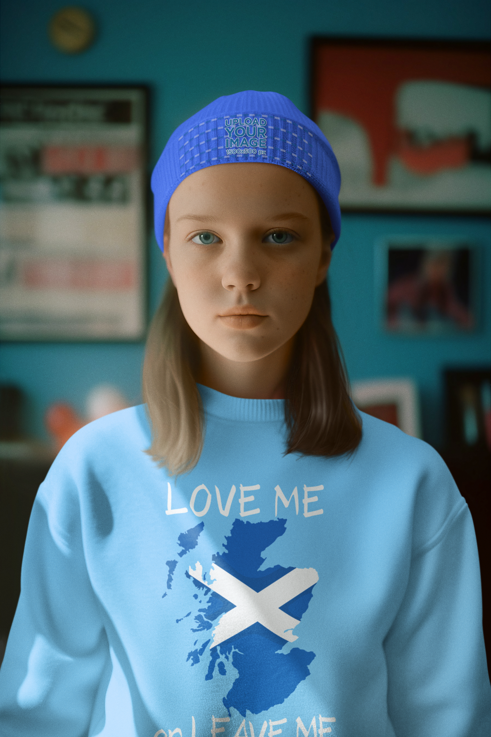 Scottish Pride Sweatshirt, Love Me or Leave Me Sweatshirt, Unisex Crewneck, Casual Wear, Cool Gift for Scots
