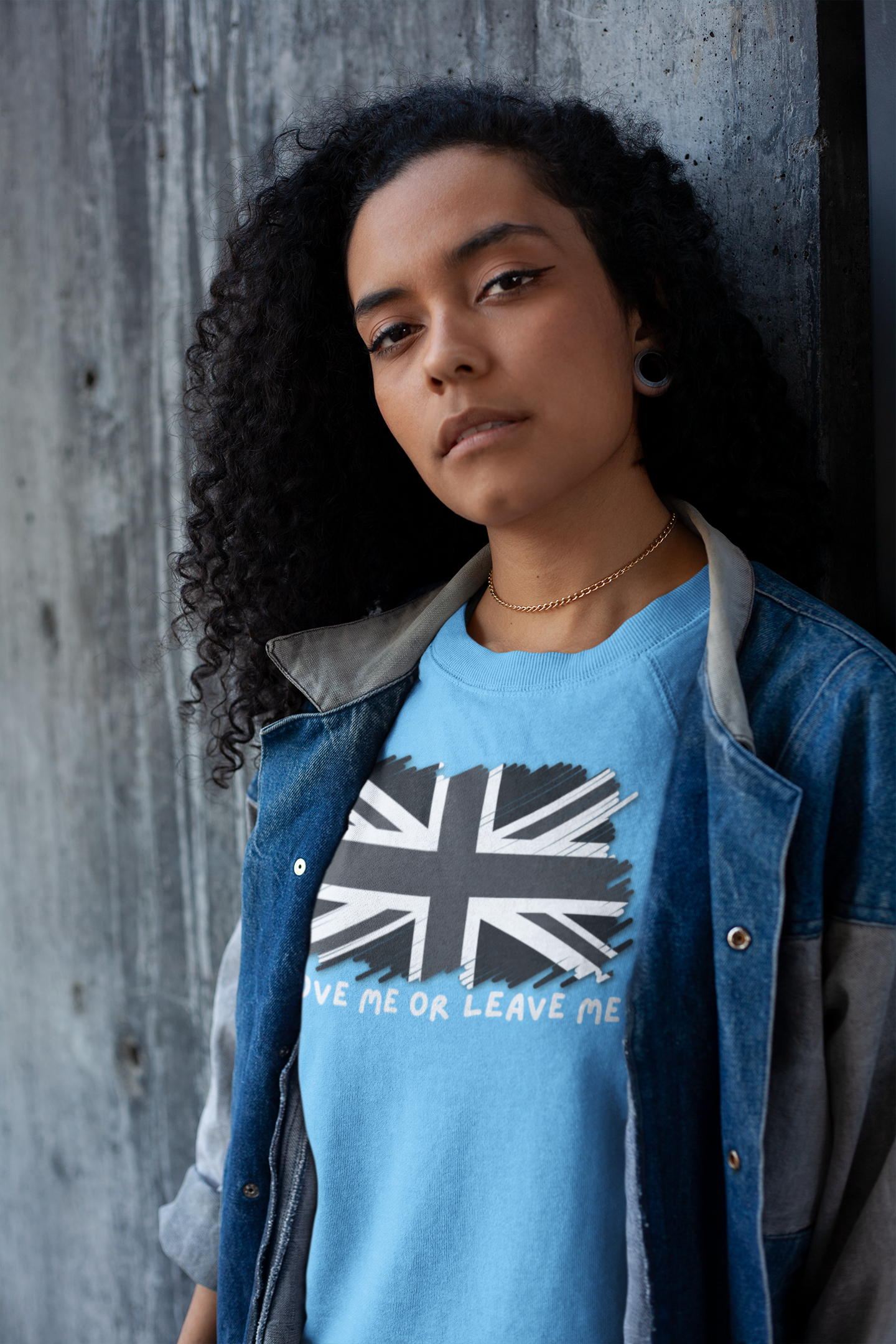 Union Jack Love Sweatshirt, Cozy Sweater, Gift for Him/Her, Casual Outfit, British Flag Apparel, Perfect for Travel