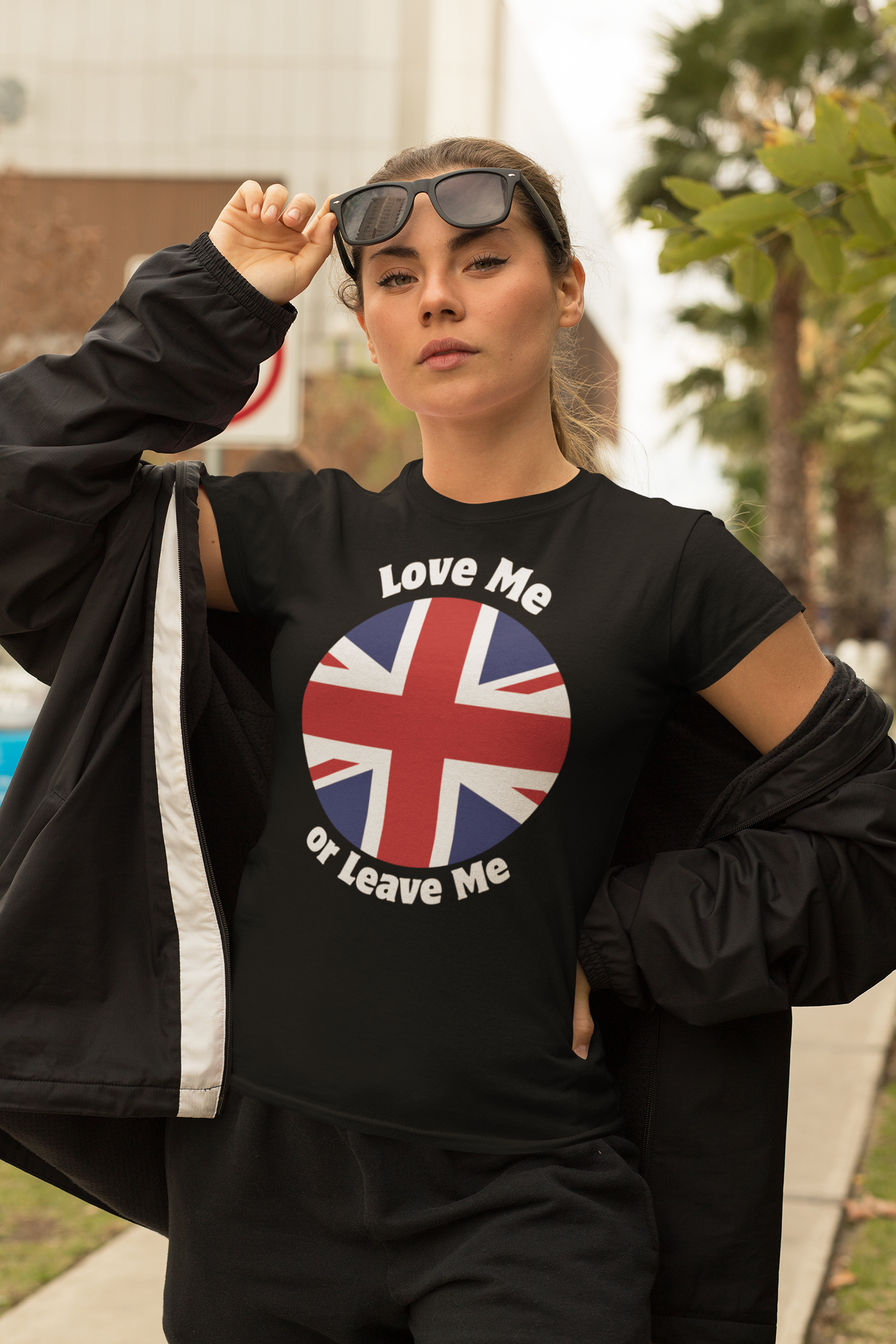 British Flag V-Neck Tee, Unisex T-Shirt, Heritage Apparel,, Summer Gear, Casual Wear
