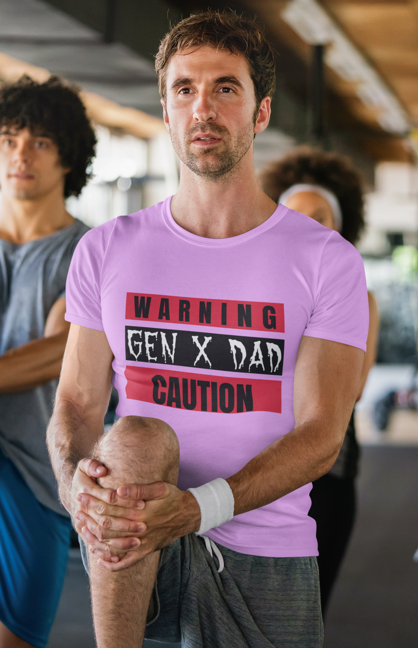 Caution Gen X Dad Tee - Funny Unisex Jersey Short Sleeve Shirt, Gift for Father's Day, Birthday, Dad Humor, Casual Wear, Parenting