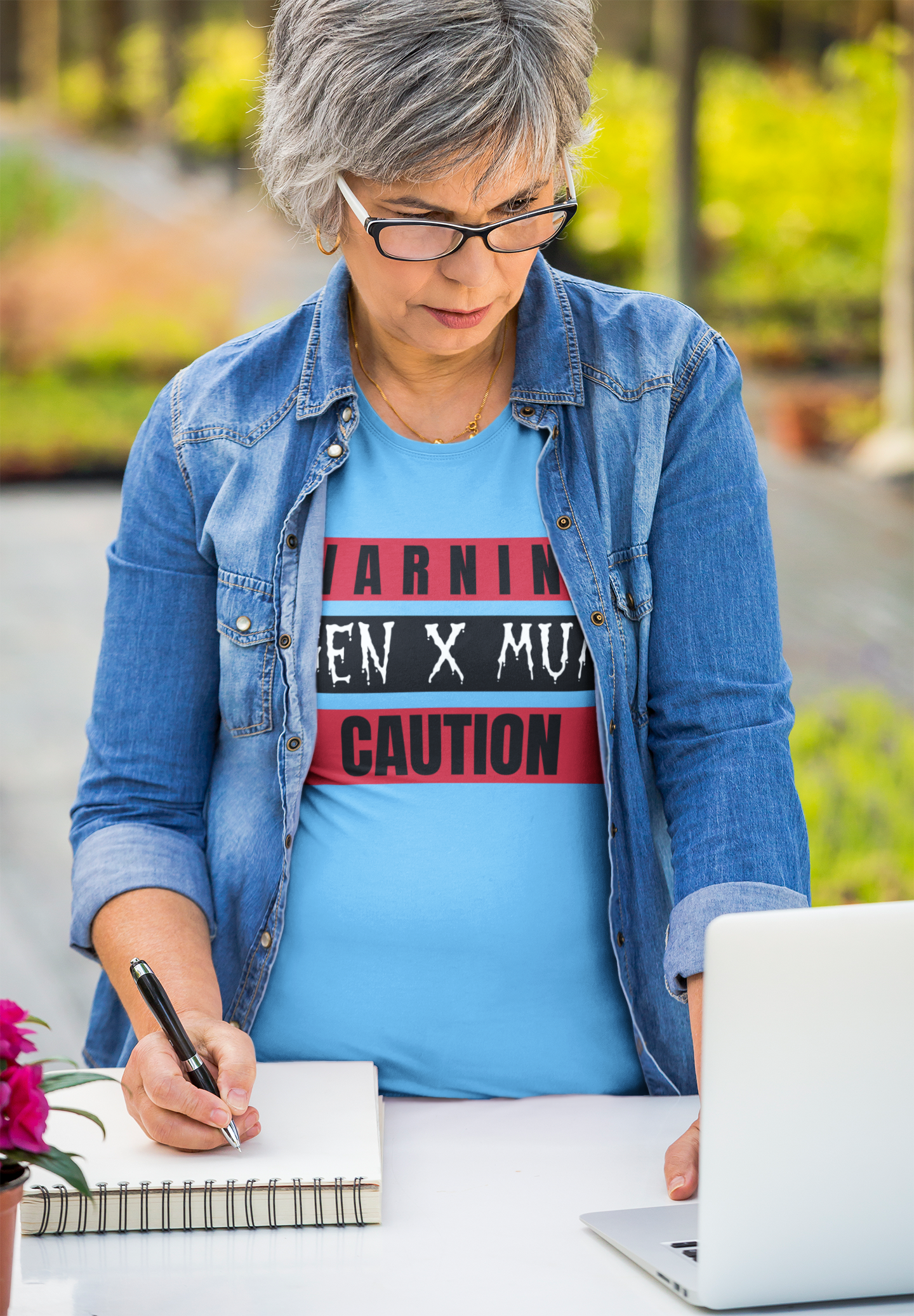 Gen X Mum Warning Tee, Funny Gift for Mothers, Casual Wear, Mother's Day, Birthday, Parent Humor Shirt