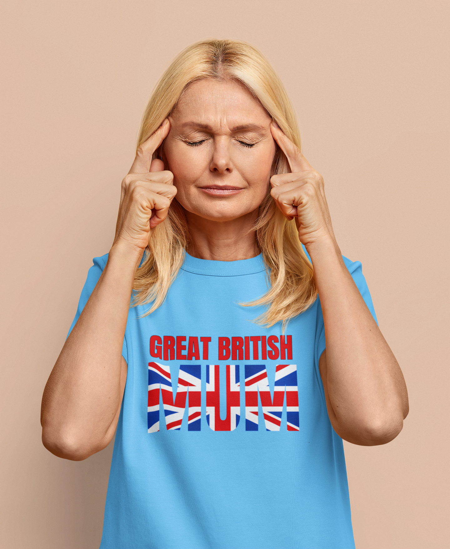 Great British Mum Tee - Unisex Heavy Cotton T-Shirt, Gift for Mother's Day, UK Pride Apparel, British Mum Gift, Casual Wear