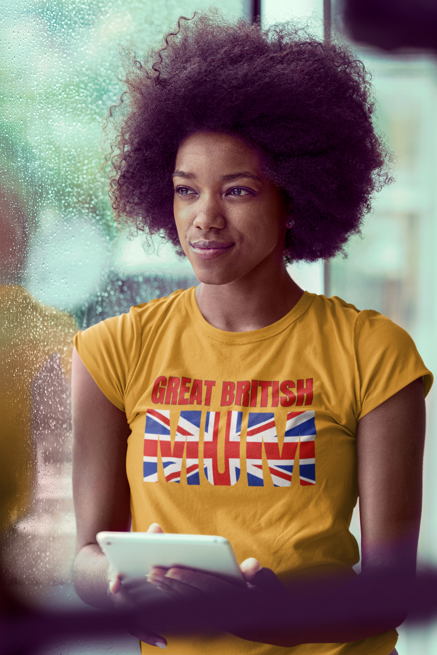 Great British Mum Tee - Unisex Heavy Cotton T-Shirt, Gift for Mother's Day, UK Pride Apparel, British Mum Gift, Casual Wear