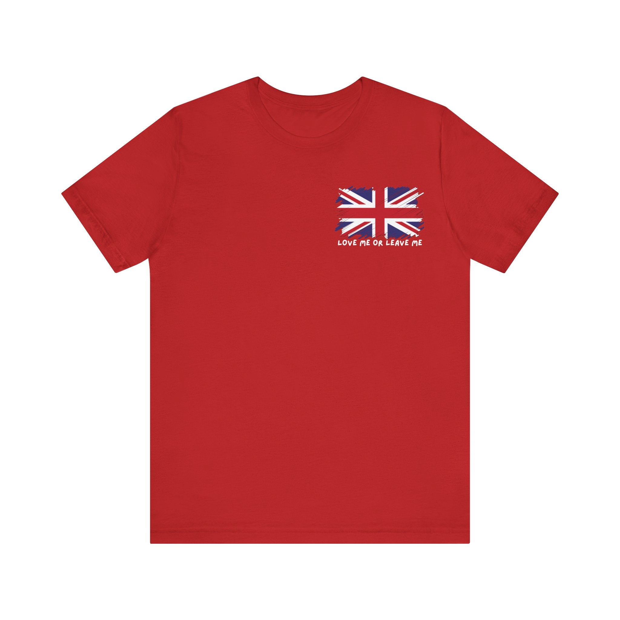 Union Jack Short Sleeve Tee, British Pride T-Shirt, UK Flag Shirt, Casual Summer Top, Gift for England Fans
