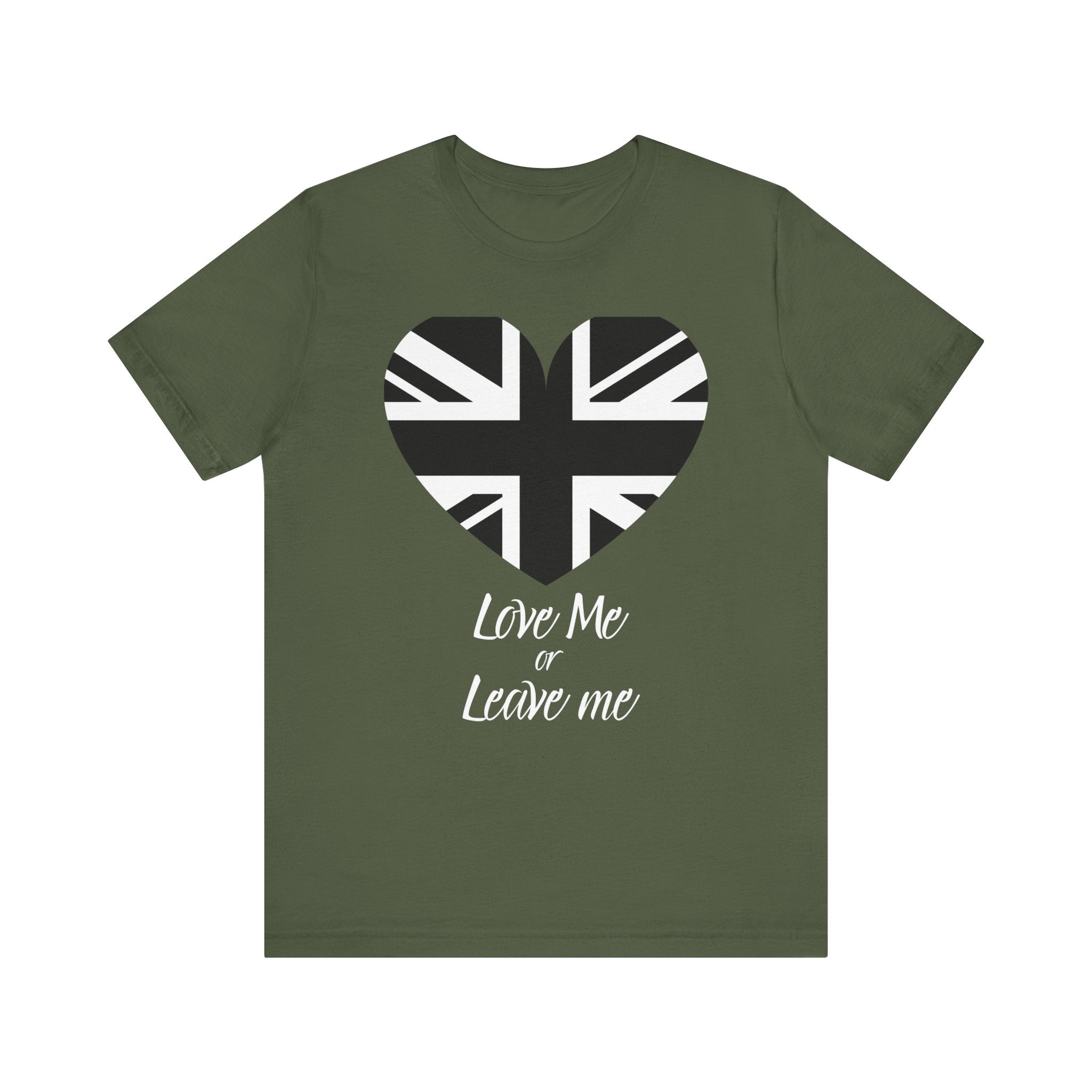 Love Me or Leave Me Heart Tee - Perfect for Casual Wear.