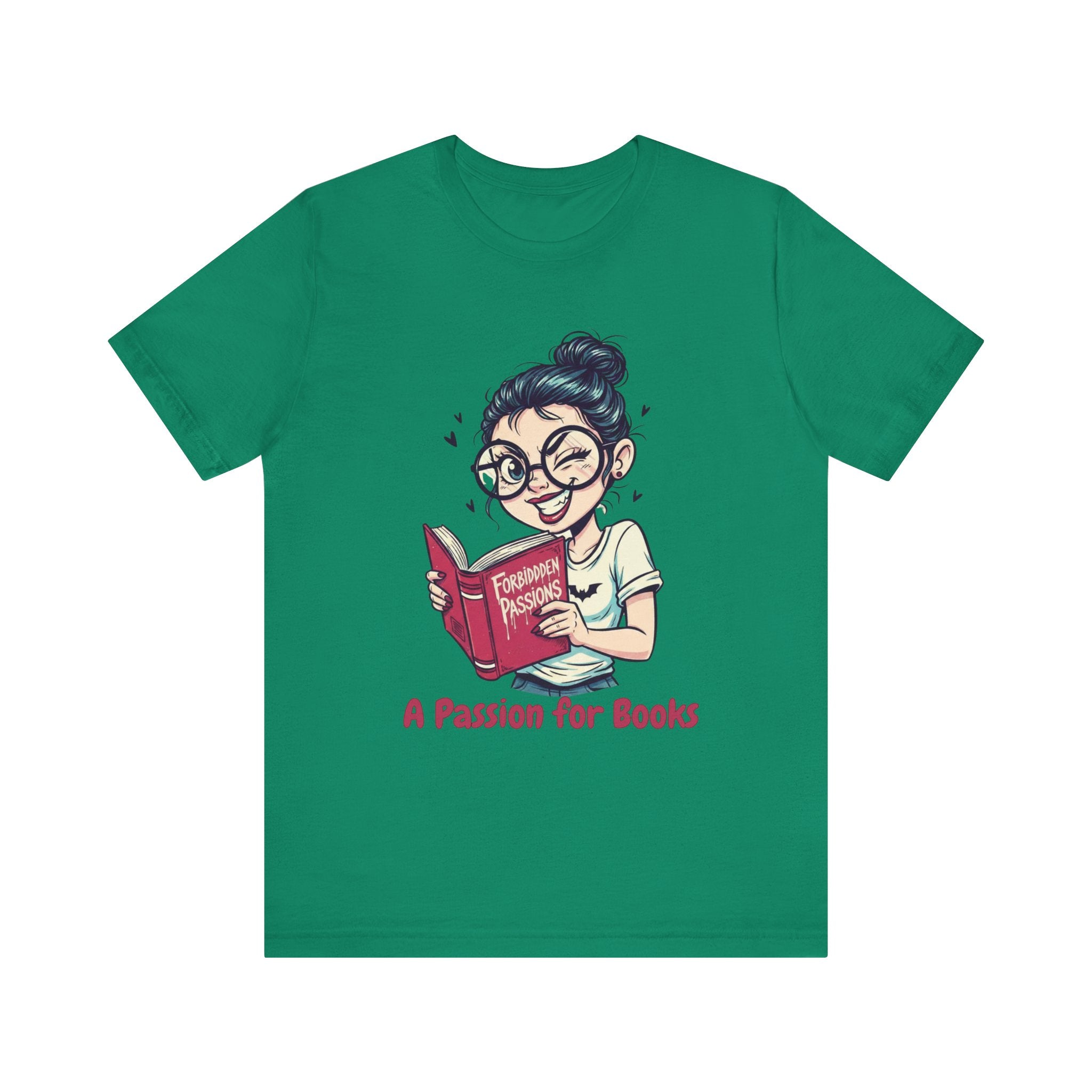 Book Lover's Unisex Tee - "A Passion for Books"