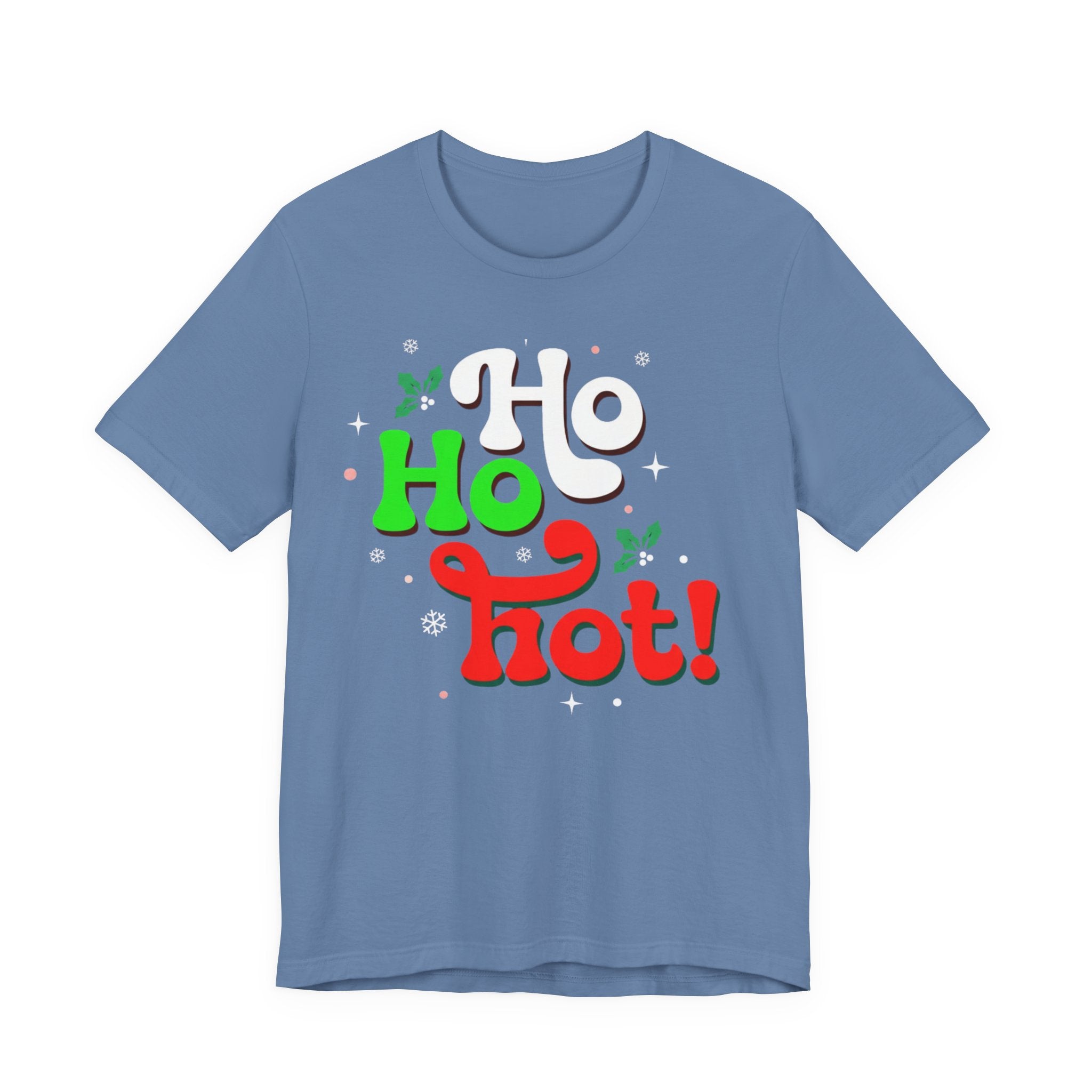 Ho Ho Hot! Christmas Graphic Tee — Funny Holiday T-Shirt