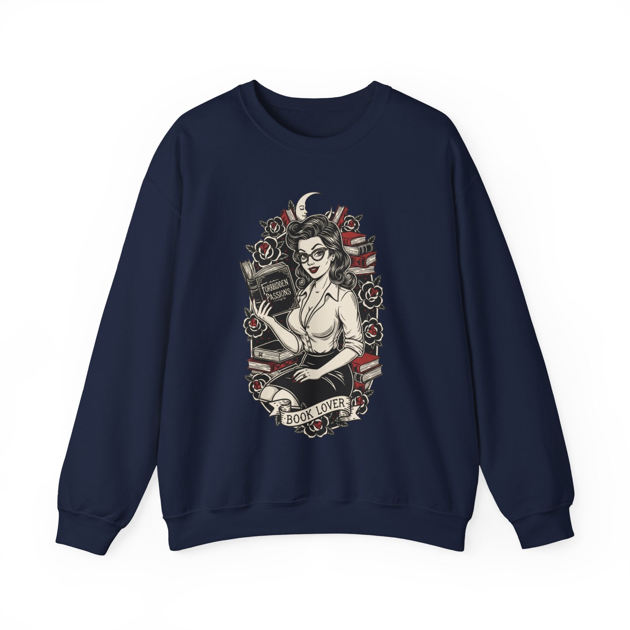 Book Lover Crewneck Sweatshirt - Cozy Literary Apparel